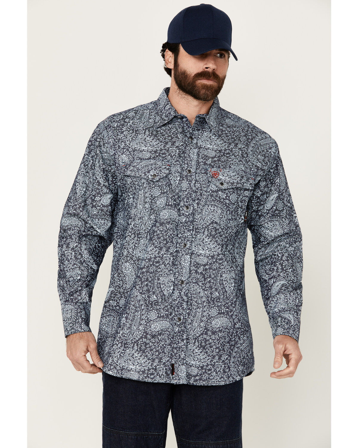 Men's Ariat FR Pacific Long Sleeve Snap Work Shirt