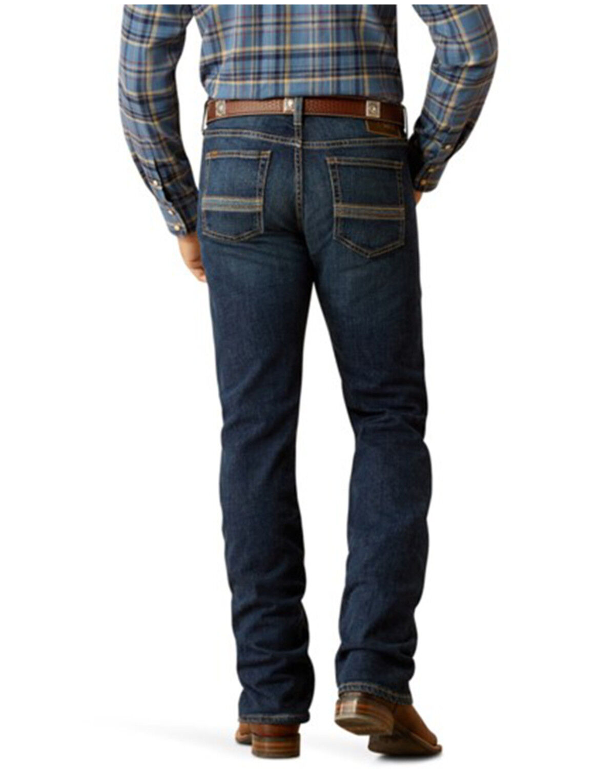 Men's Ariat M7 Quest Tucker Dark Wash Slim Straight Stretch Denim Jean