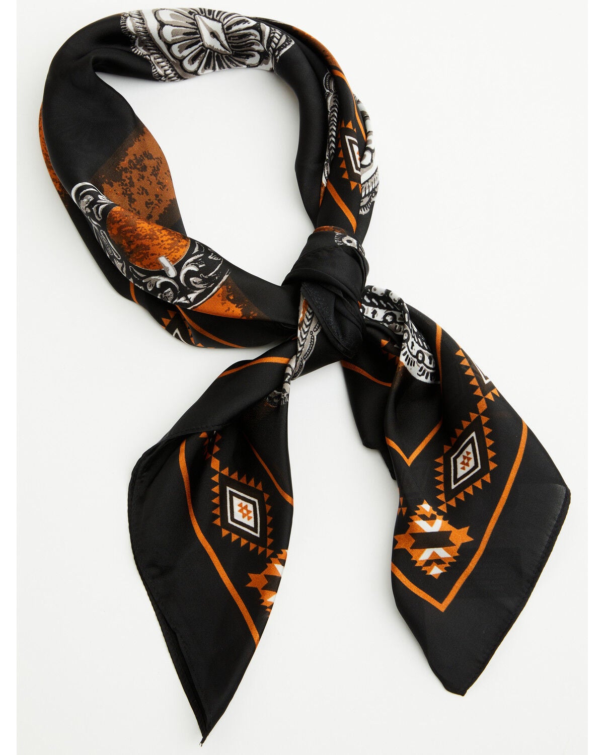 Women's Shyanne Delta Concho Buckle Printed Wild Rag