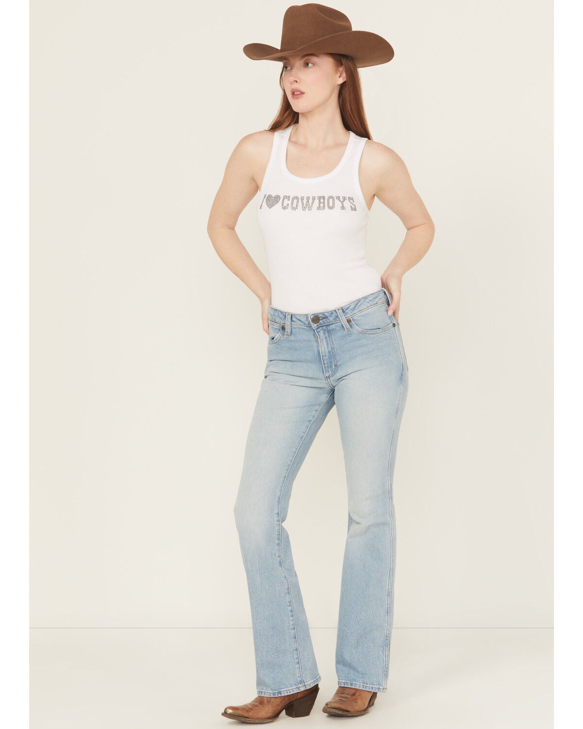 Women's Wrangler Golden Days Medium Wash Mid Rise Heritage Bootcut Str