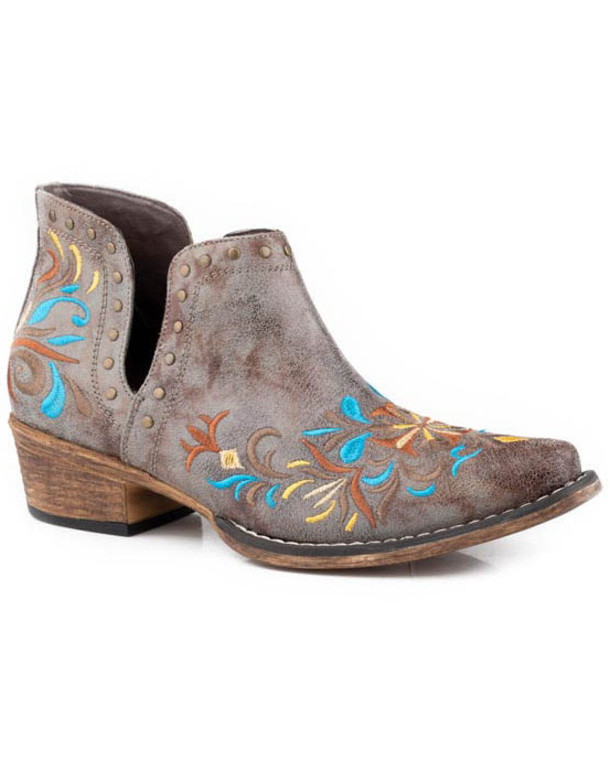 Women's Roper Ava Floral Booties - Snip Toe