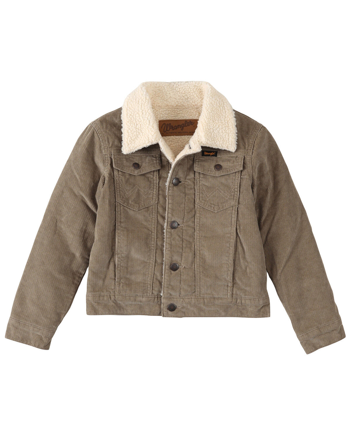 Boys' Wrangler Sherpa Lined Jacket