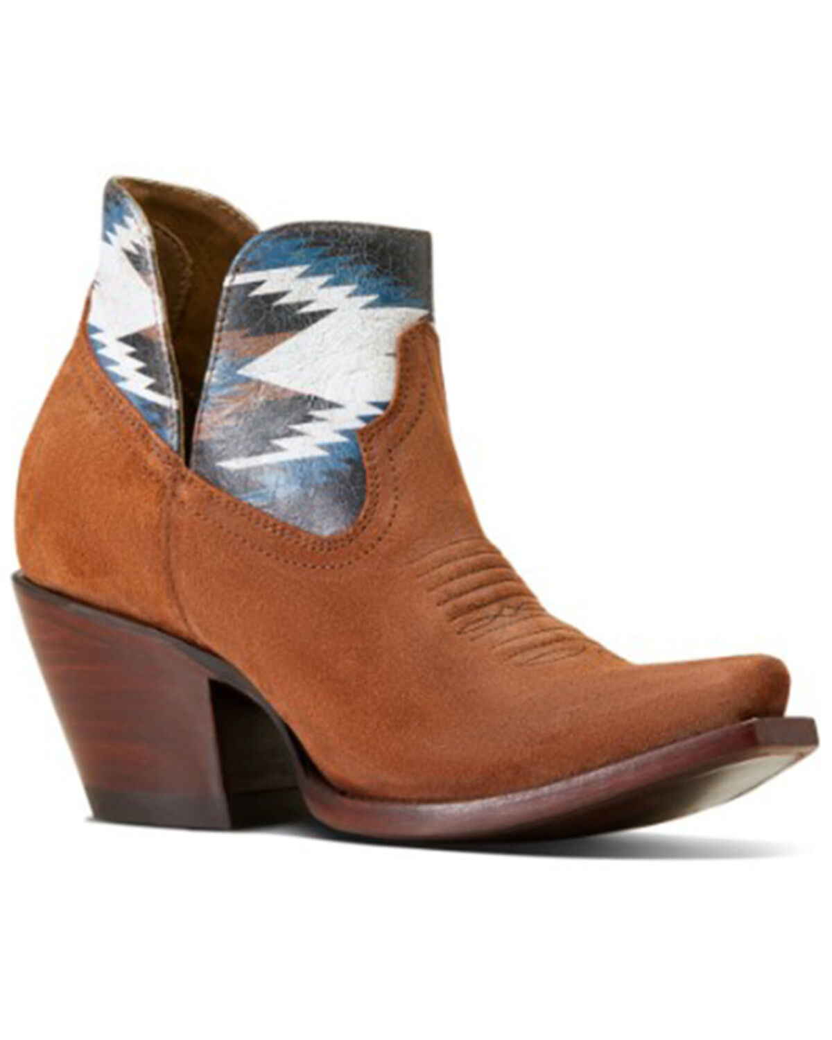 Women's Ariat Chimayo Roughout Booties - Snip Toe