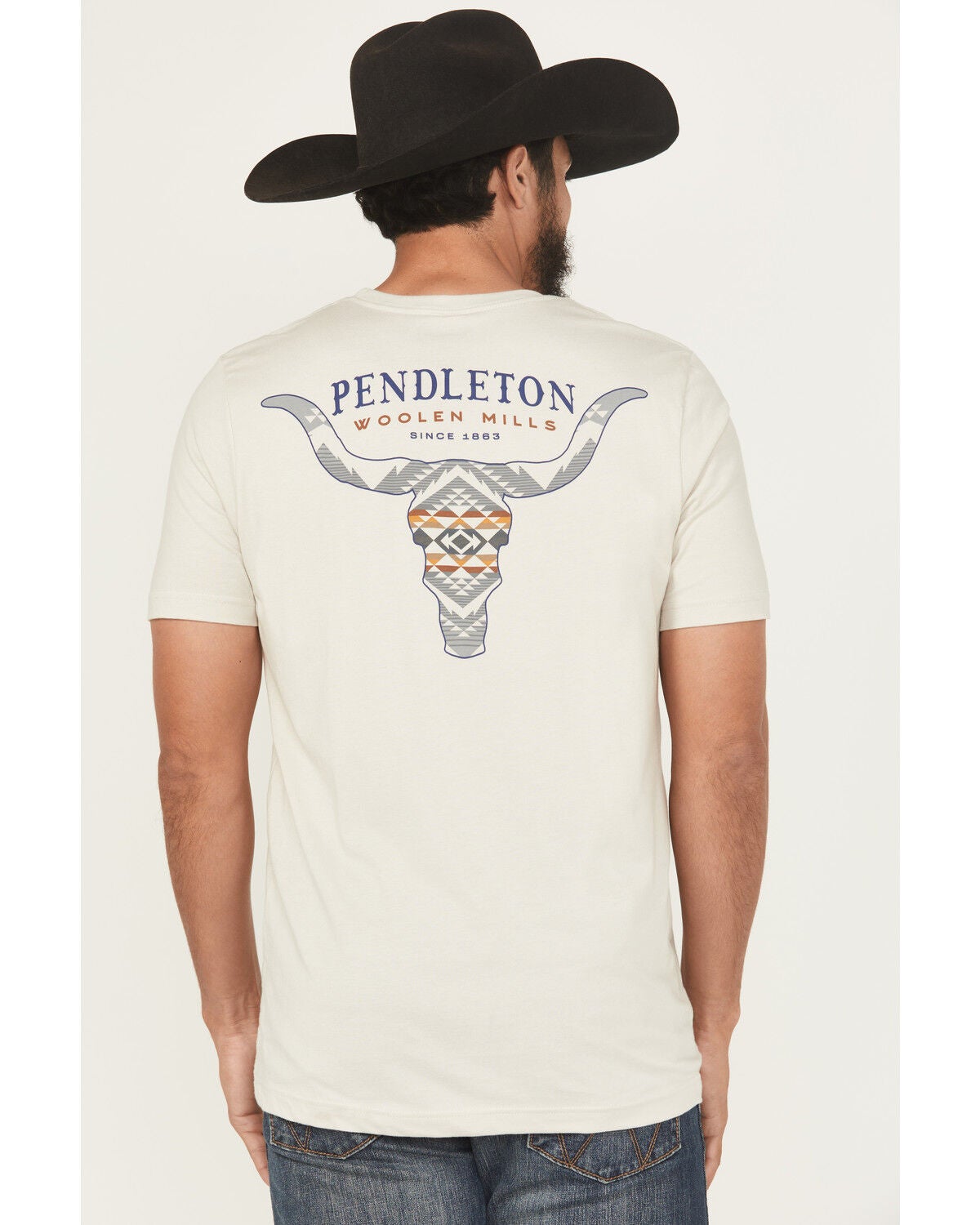 Men's Pendleton Cascadia Skull Short Sleeve Graphic T-Shirt