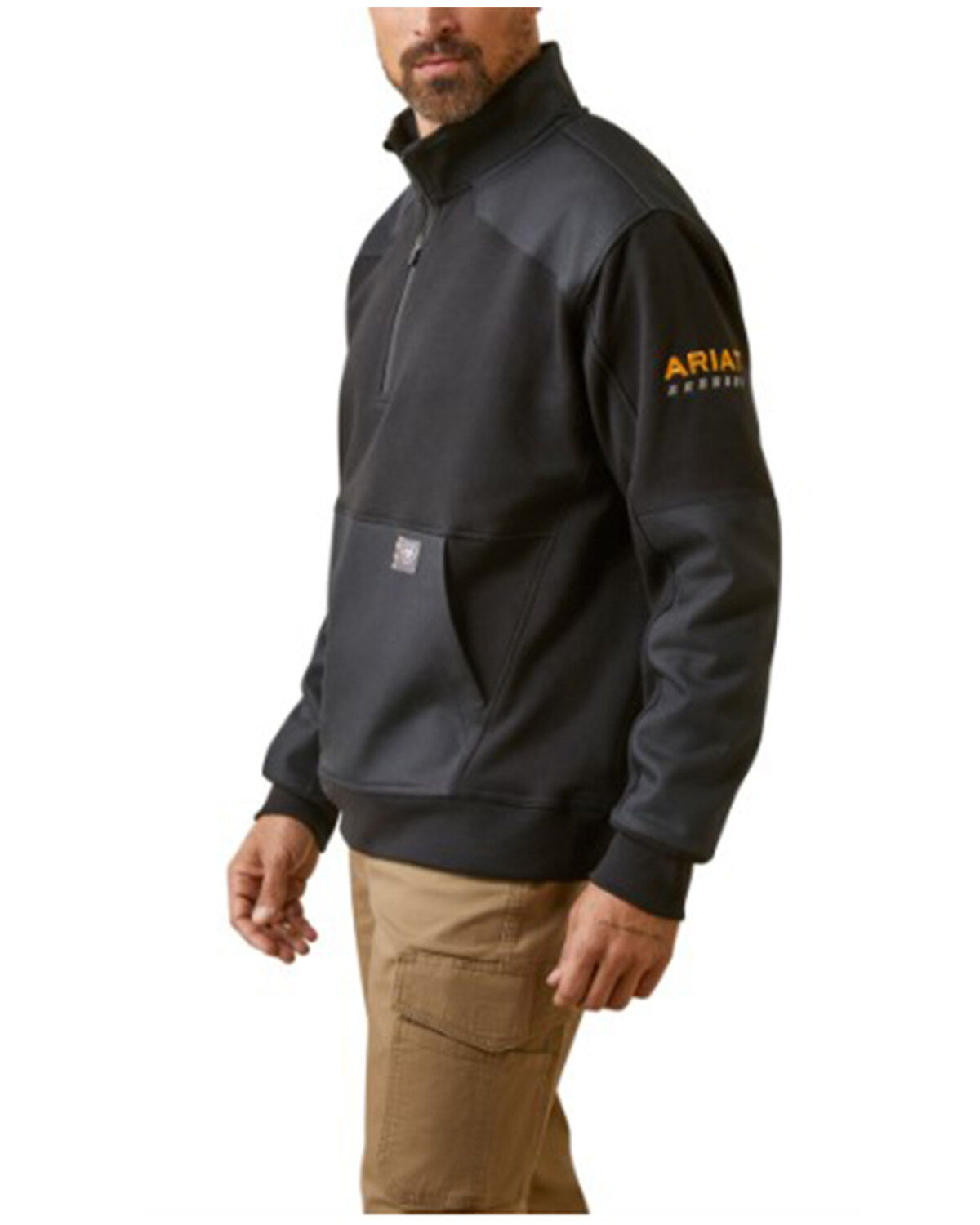 Men's Ariat Rebar Workman 1/4 Zip Up Work Sweatshirt
