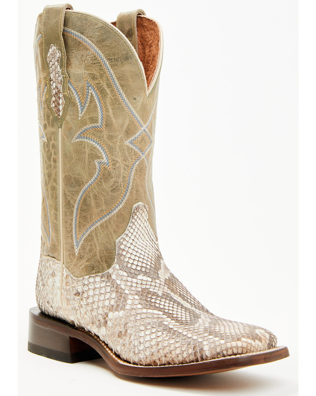 Women's Dan Post Boot Barn Exclusive Exotic Python Western Boots - Bro