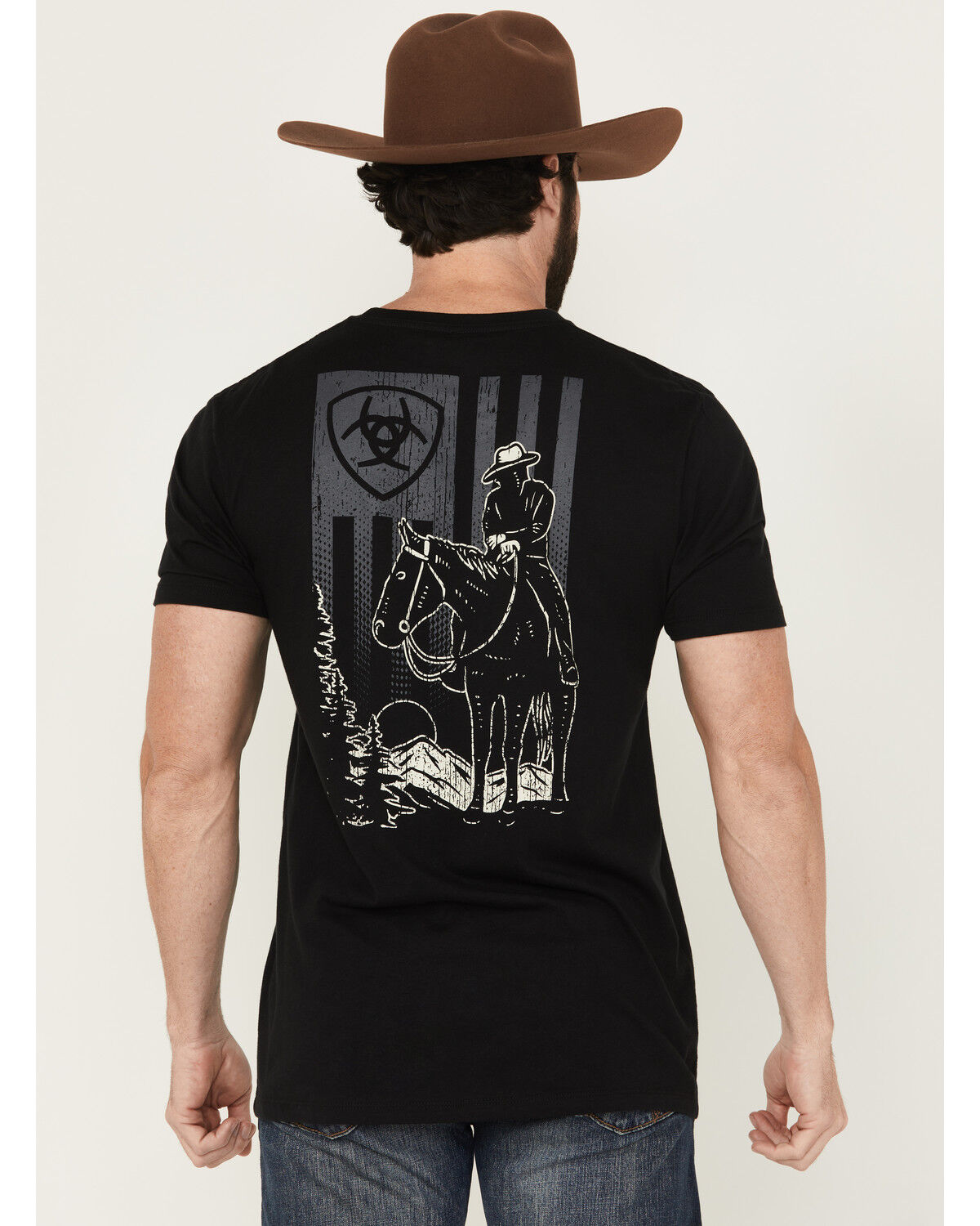 Men's Ariat Big Sky Freedom Short Sleeve Graphic T-Shirt