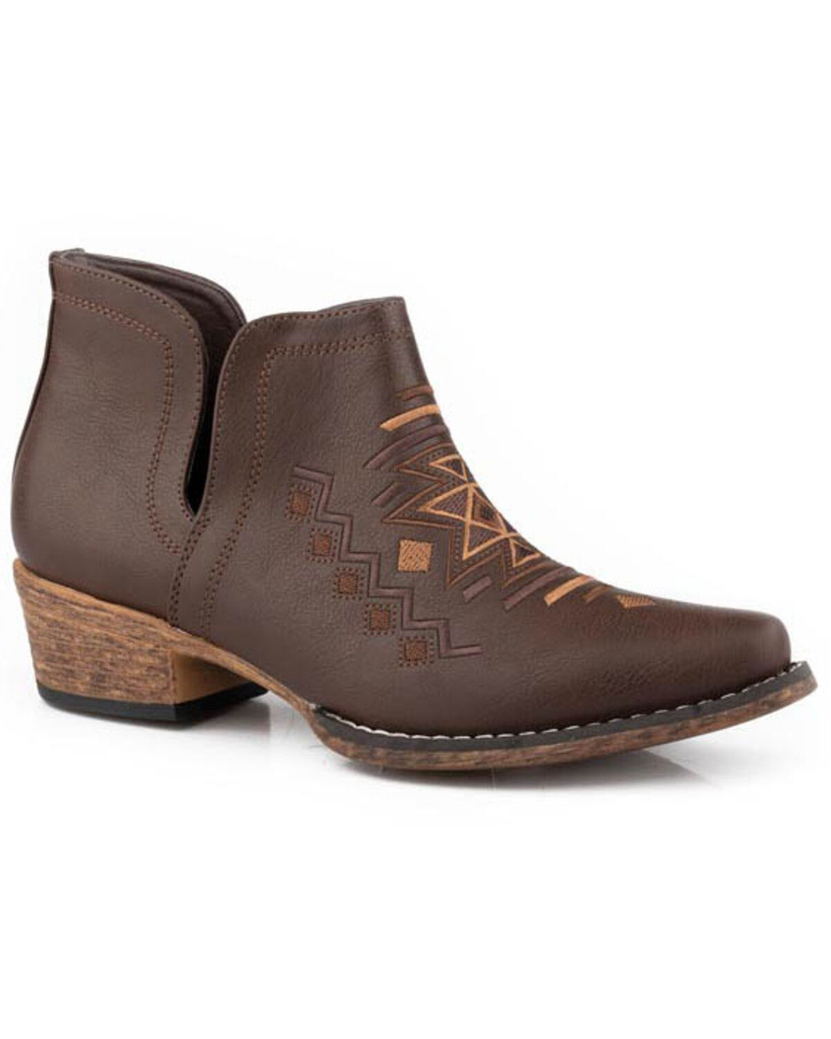 Women's Roper Ava Southwestern Western Booties - Snip Toe