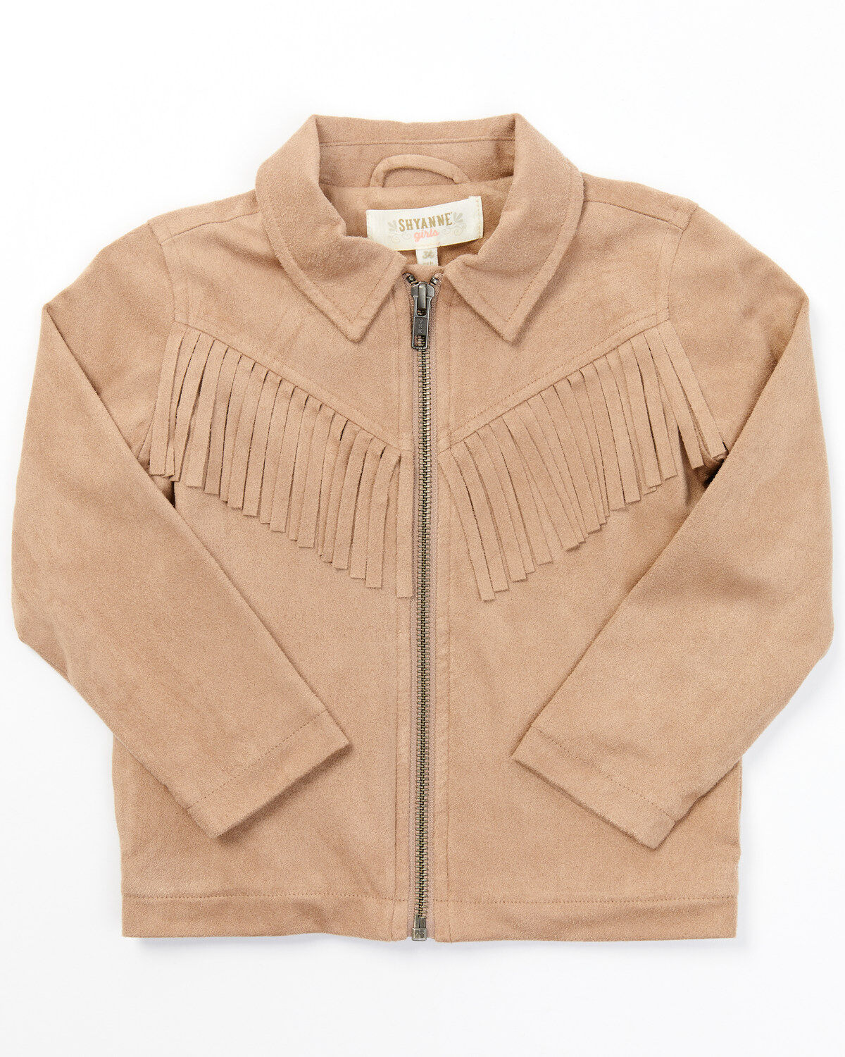 Girls' Shyanne Toddler Faux Suede Fringe Jacket