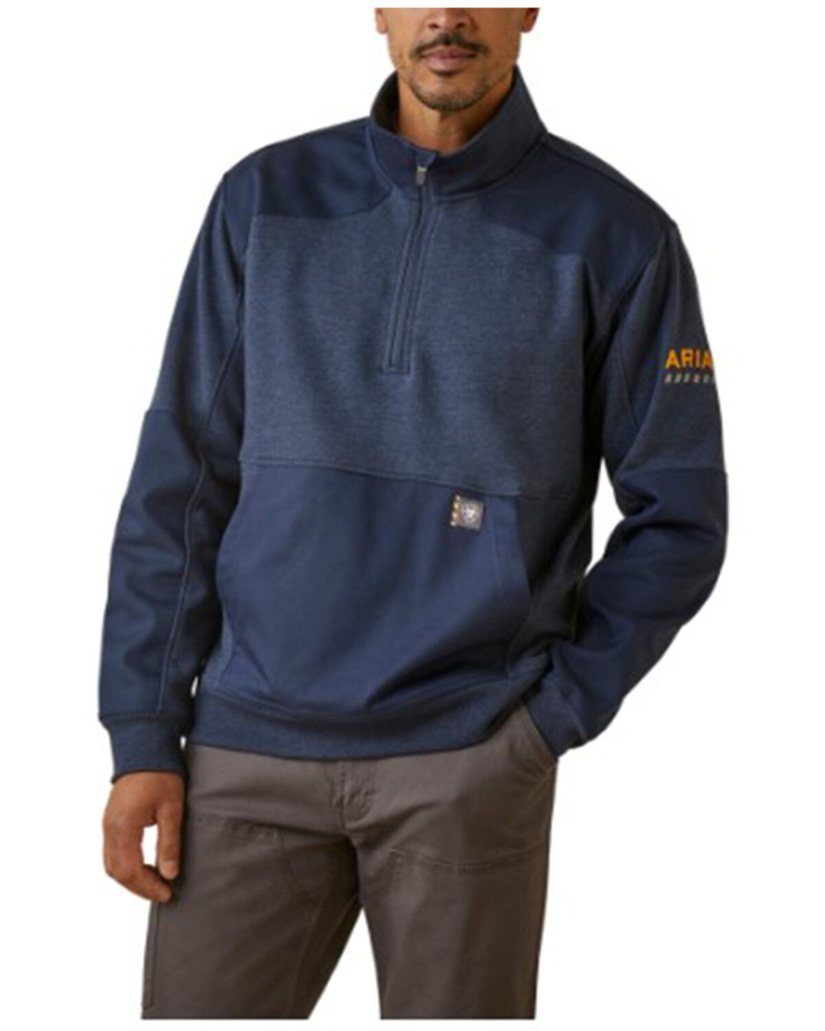 Men's Ariat Rebar Workman 1/4 Zip Up Work Sweatshirt