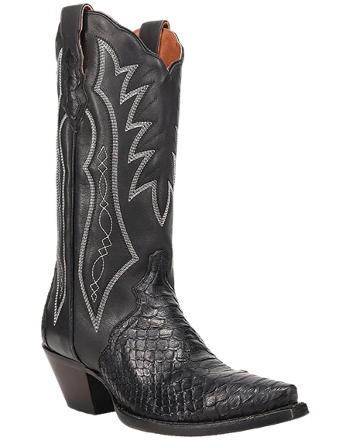 Women's Dan Post Exotic Snake Western Boots - Snip Toe