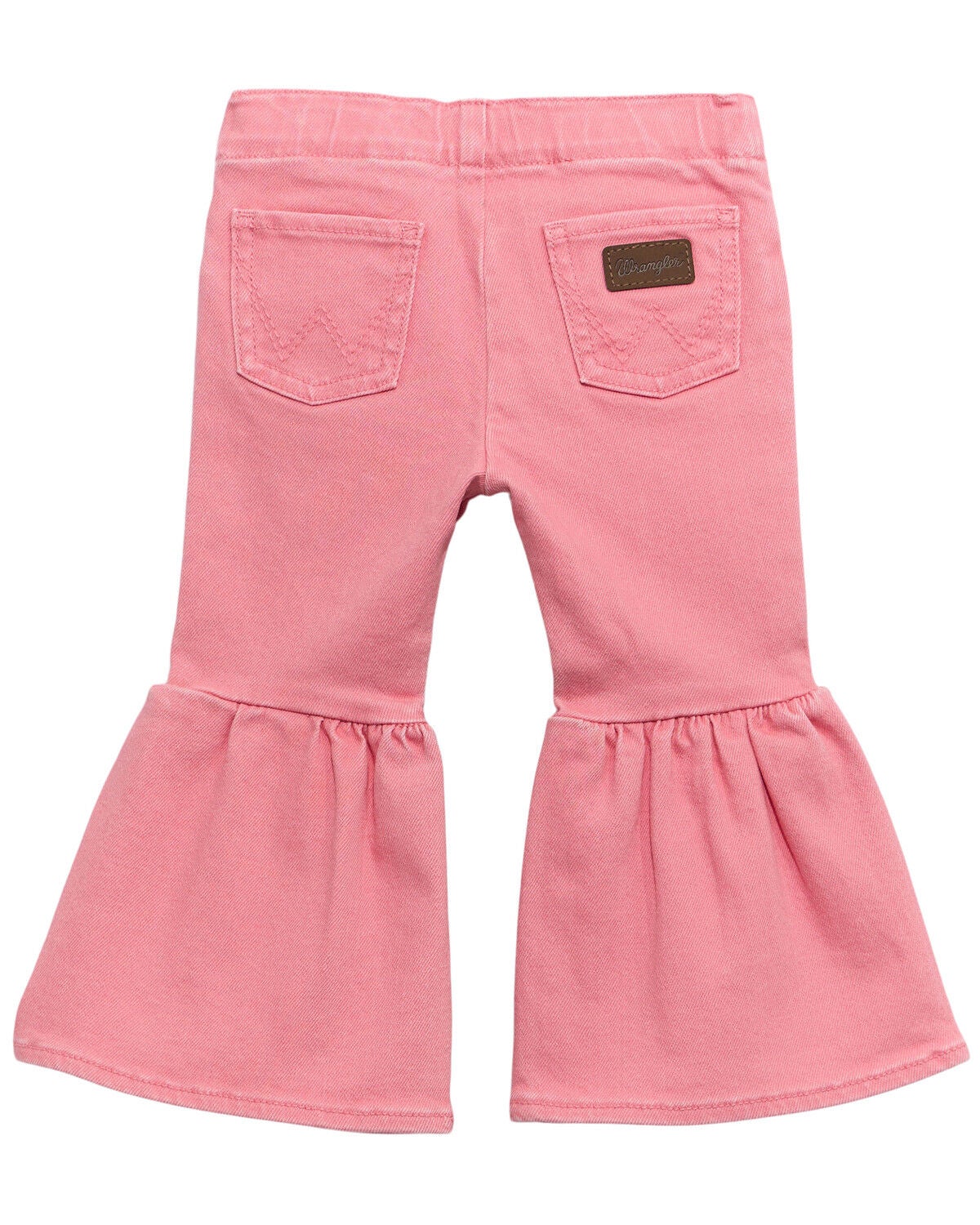 Girls' Wrangler Toddler Ruffle Pull-On Flare Jeans