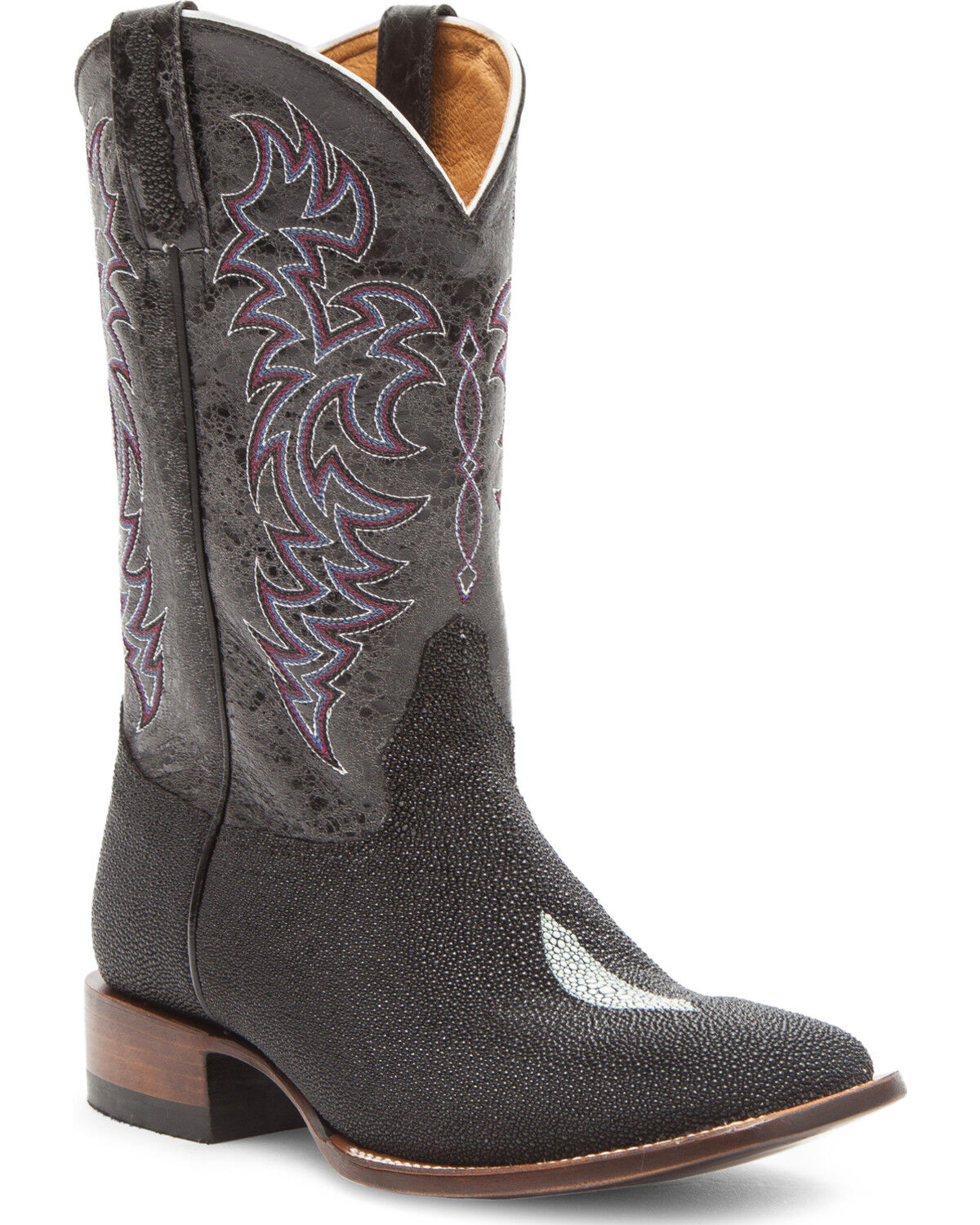 Men's Cody James Exotic Stingray Western Boots - Broad Square Toe