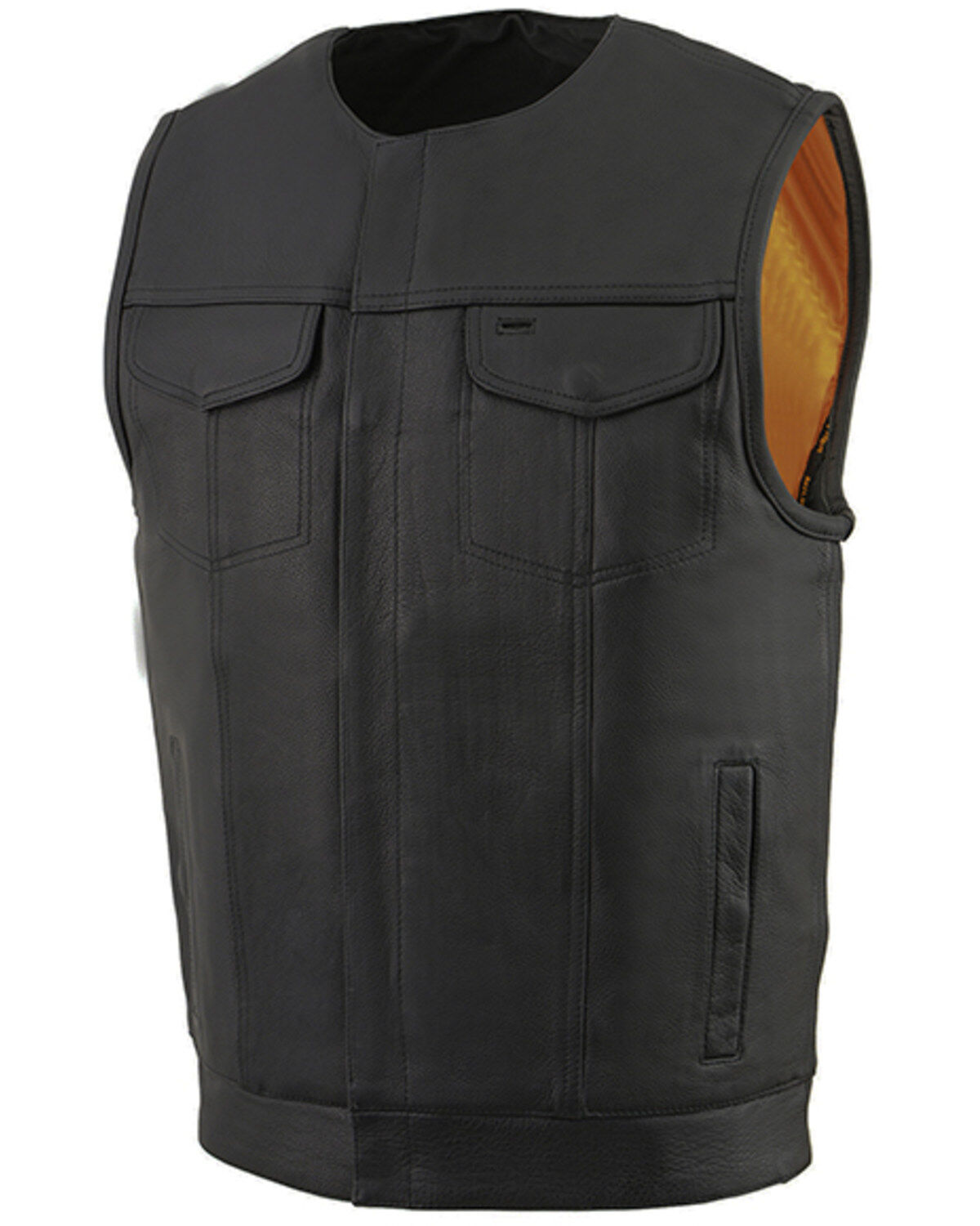 Men's Milwaukee Leather Cool-Tec Leather Concealed Carry Motorcycle Cl
