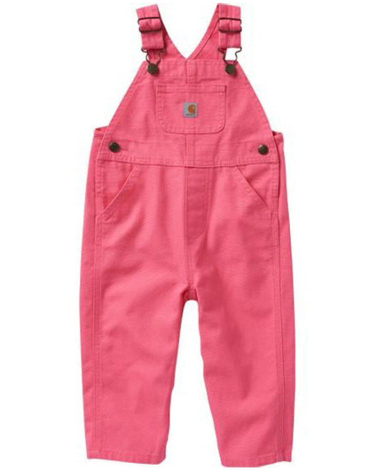 Girls' Carhartt Toddler Loose Fit Canvas Bib Overalls