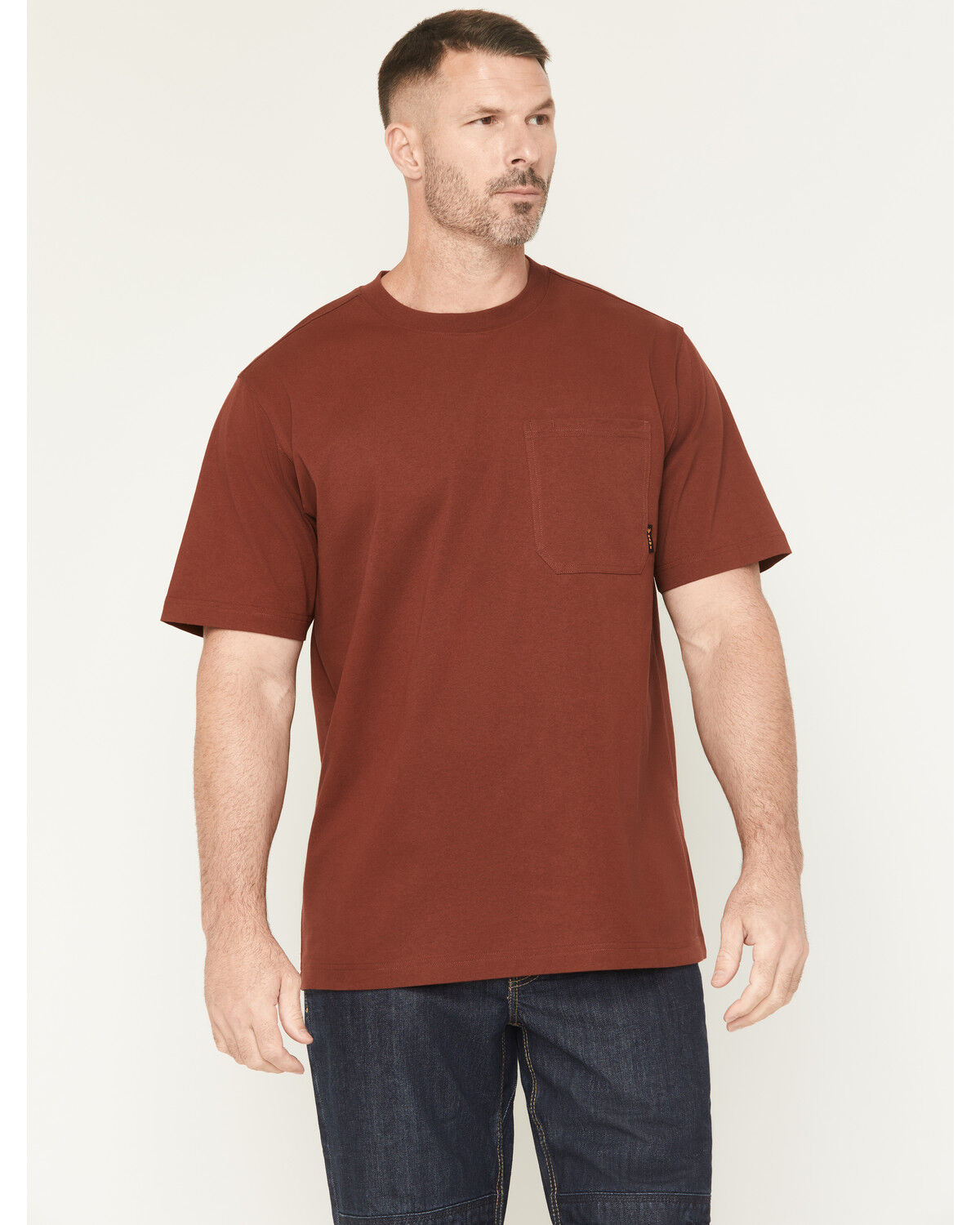 Men's Hawx Solid Forge Short Sleeve Work Pocket T-Shirt