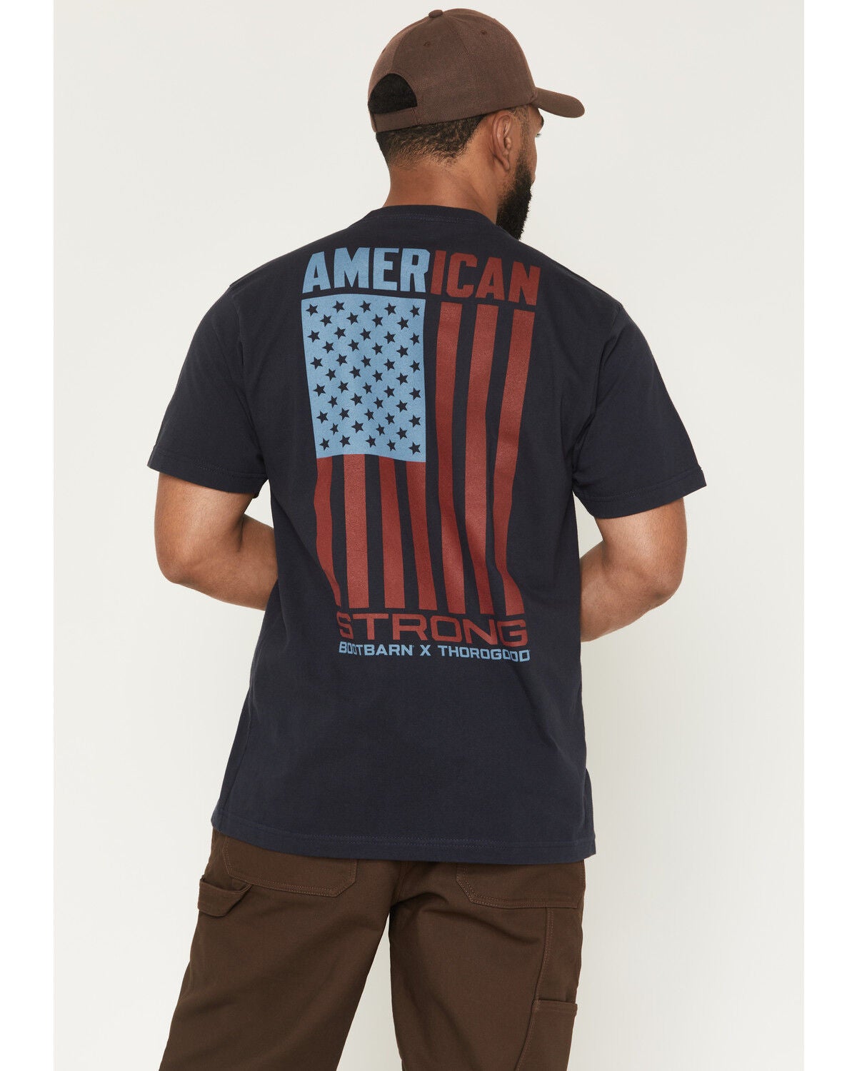 Men's Thorogood Boot Barn X American Strong Short Sleeve Graphic Work