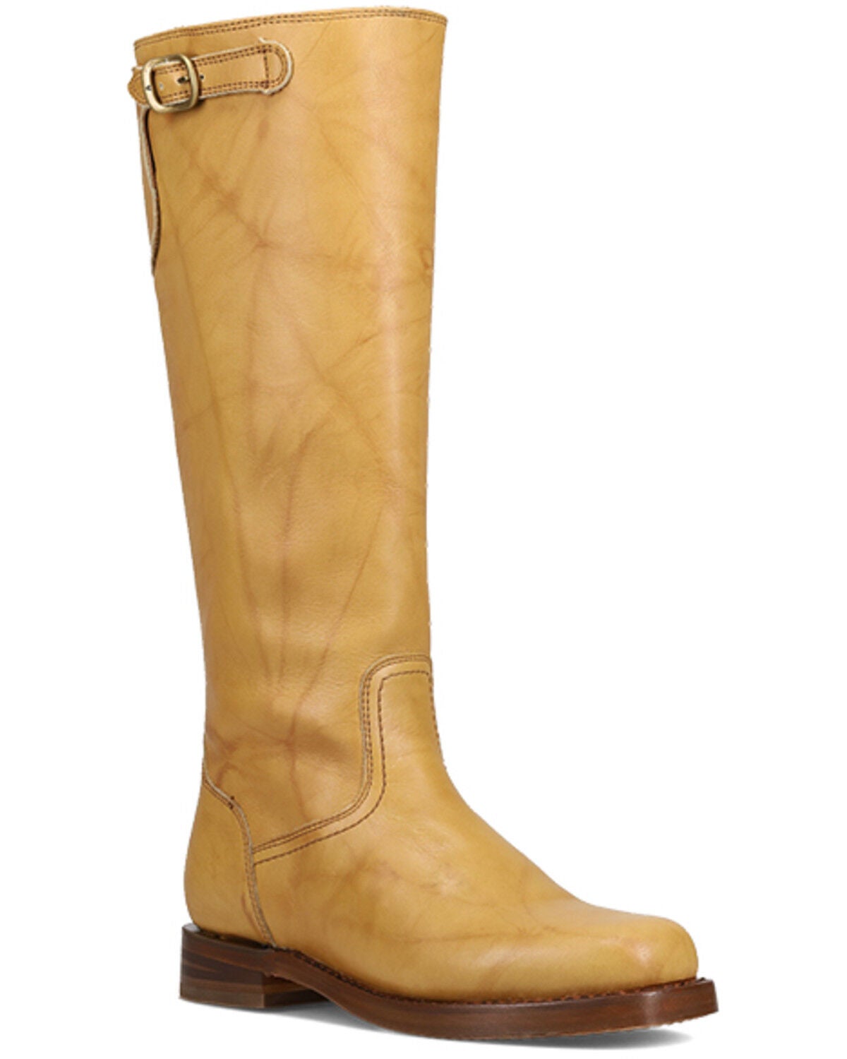 Women's Frye Campus Low Heel Tall Riding Boots - Round Toe