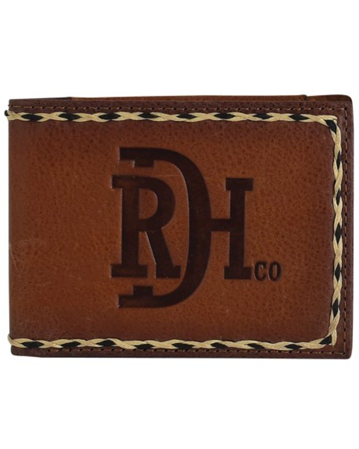 Men's Red Dirt Hat Embossed Bifold Wallet