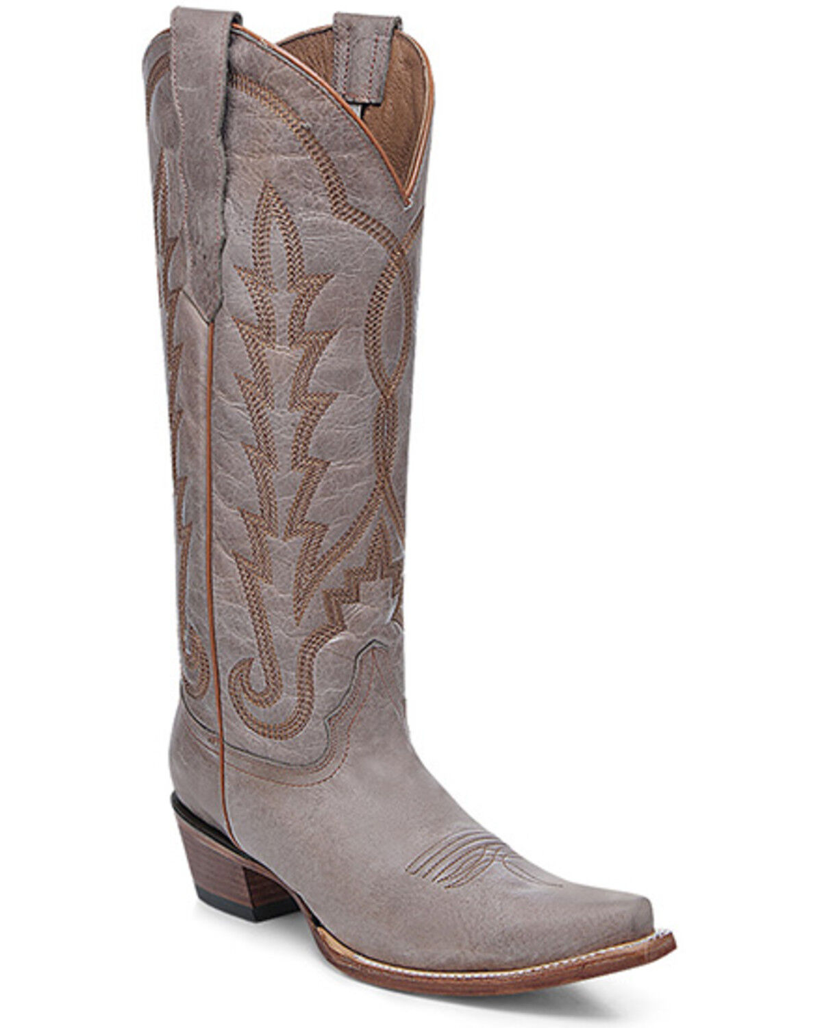 Women's Circle G Embroidered Tall Western Boots - Snip Toe
