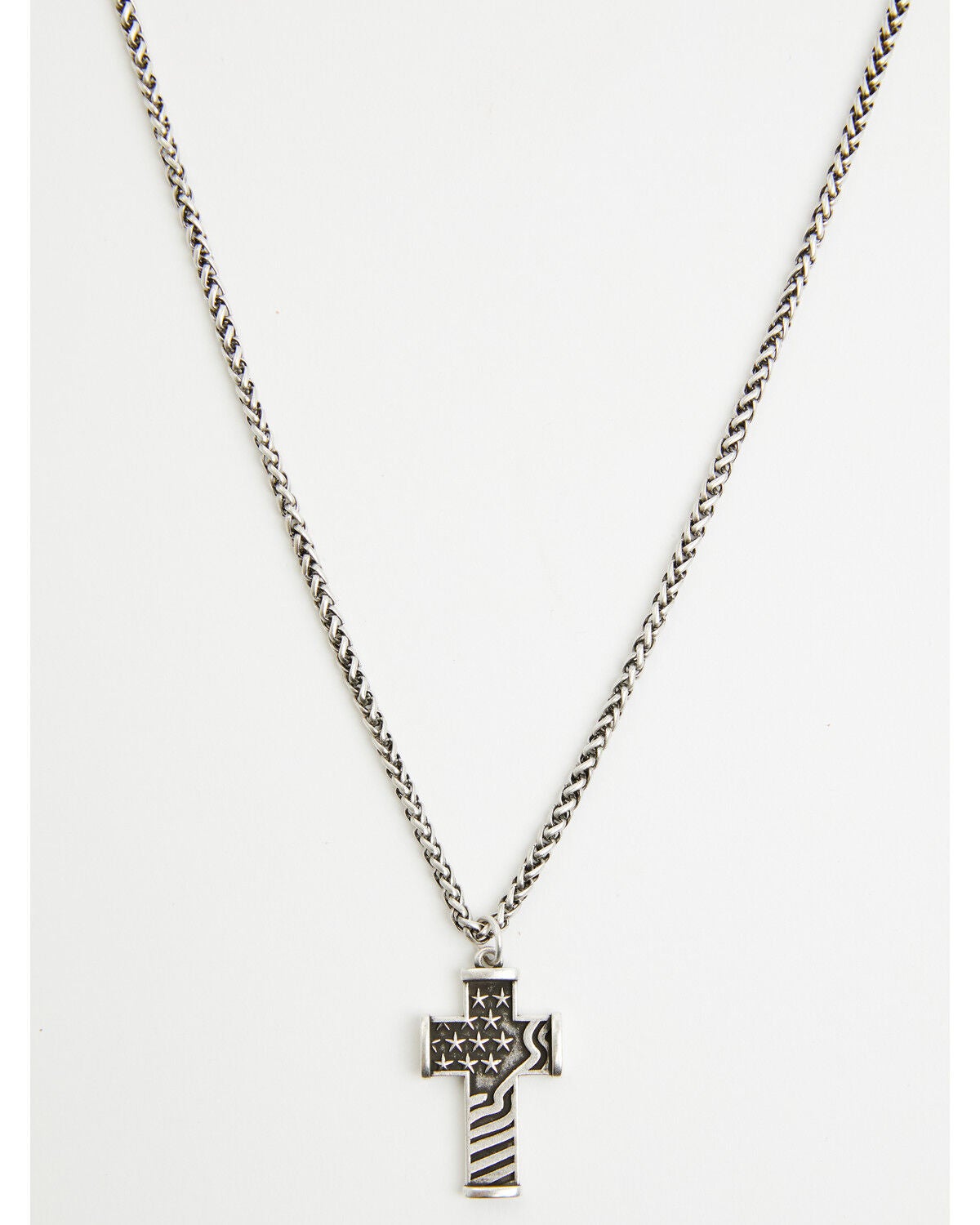 Men's Cody James Flag Cross Necklace