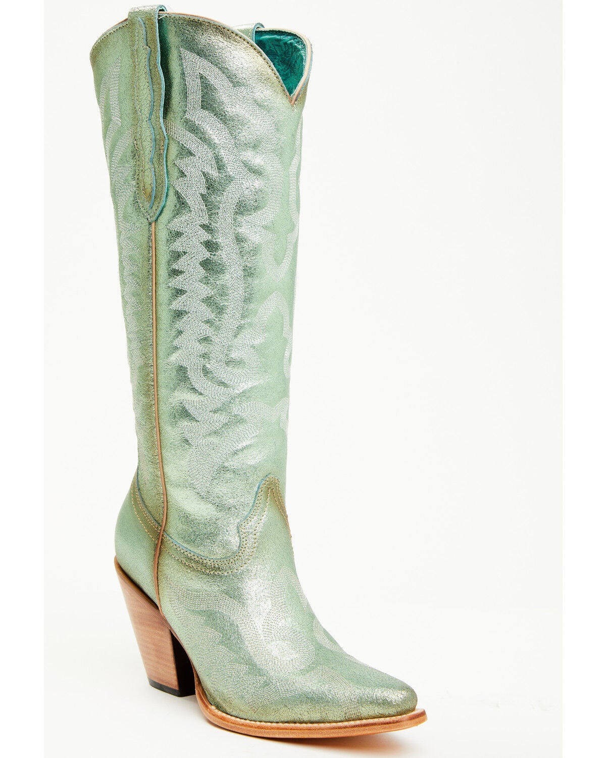 Women's Corral Metallic Tall Western Boots - Snip Toe