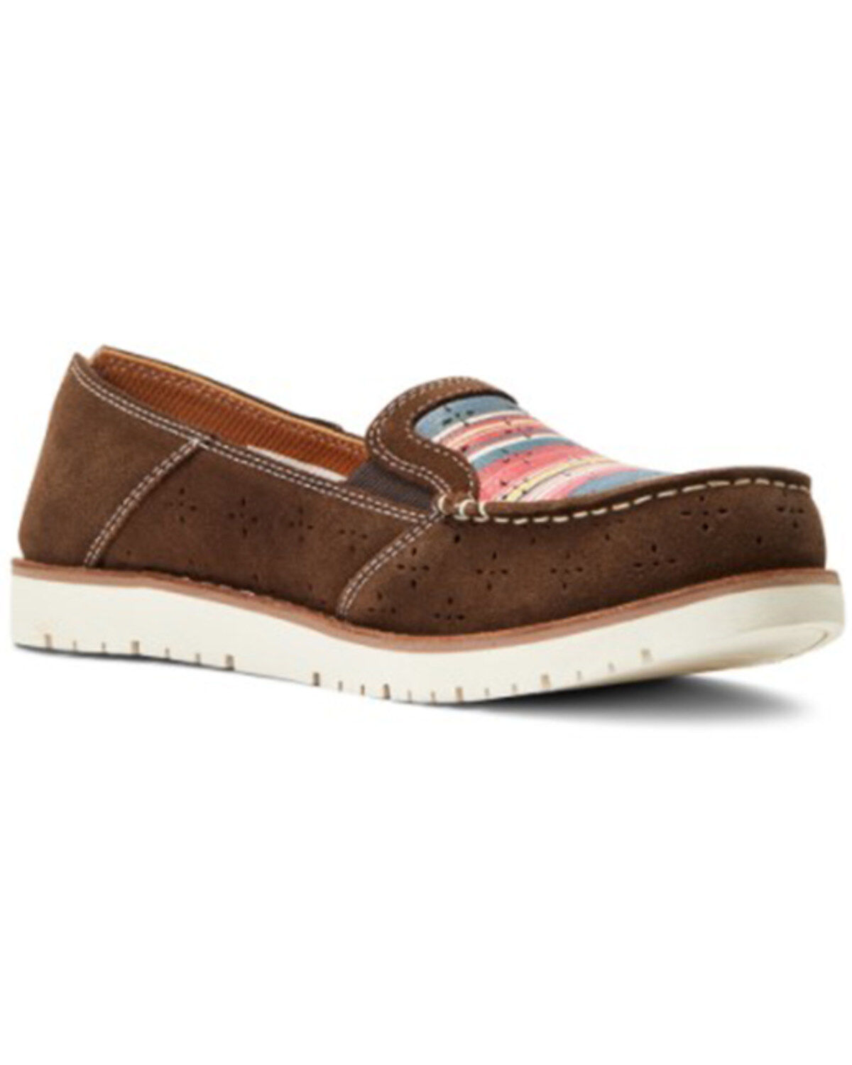 Women's Ariat Serape Stripe 360 Casual Slip-On Cruiser - Moc Toe