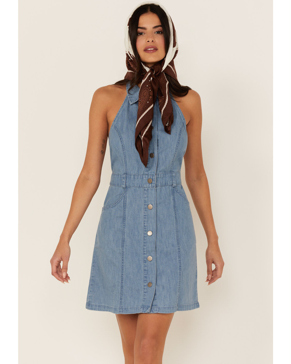 Women's Free People Sami Denim Mini Dress