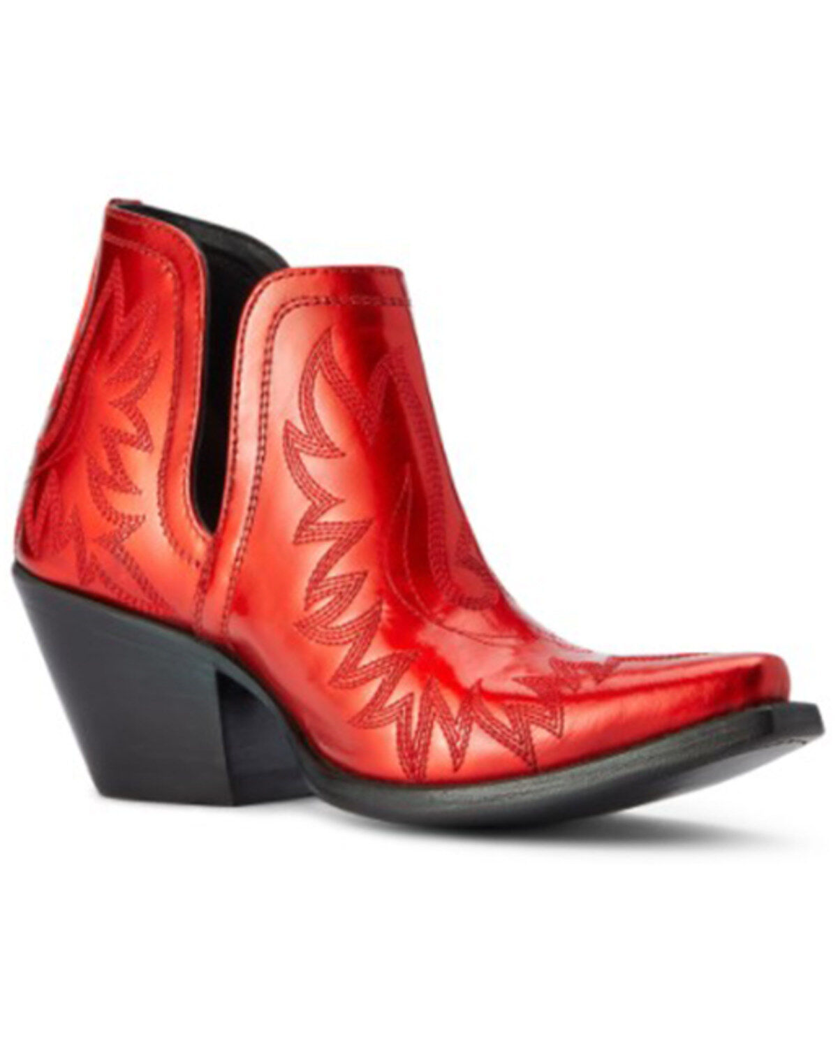 Women's Ariat Dixon Queen of Hearts Western Booties - Snip Toe
