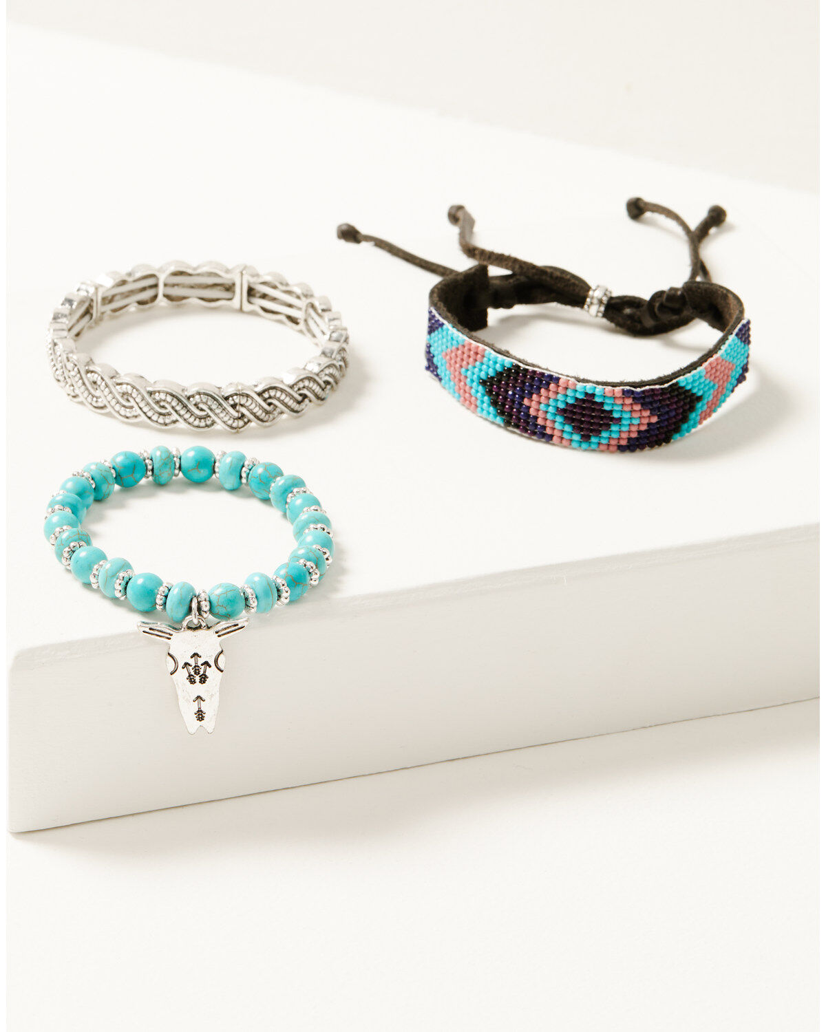 Women's Silver Idyllwind Sloan Beaded & Bracelet Set