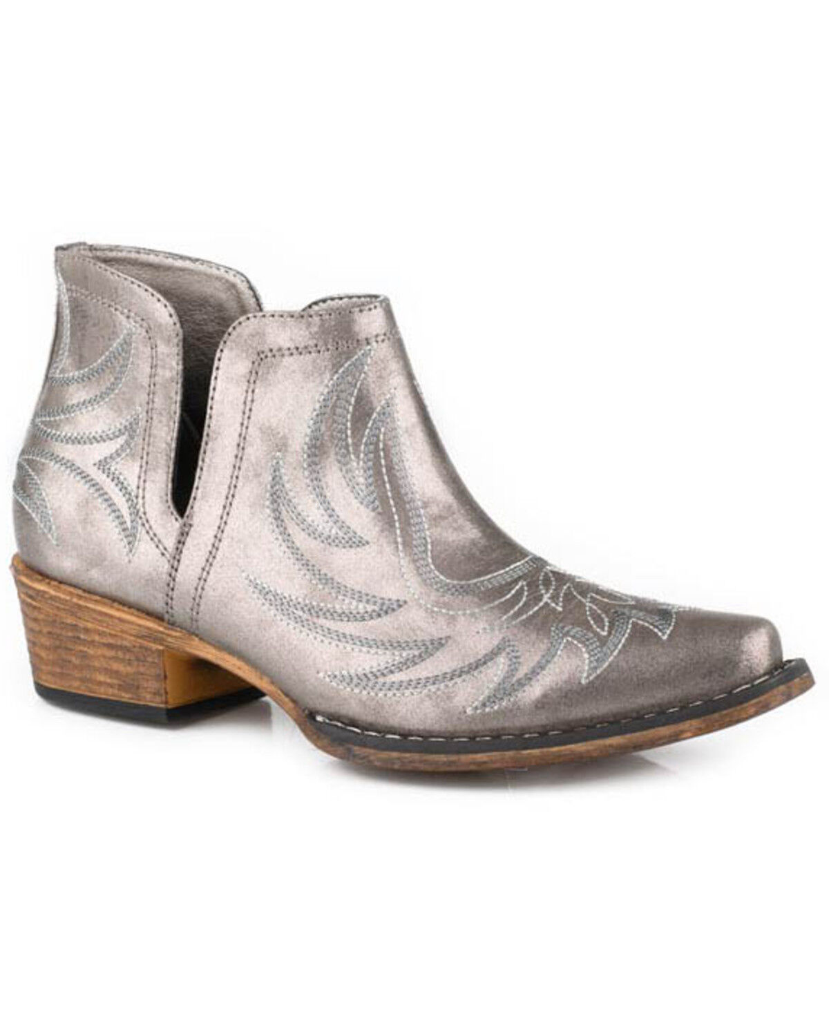 Women's Roper Ava Metallic Western Booties - Snip Toe