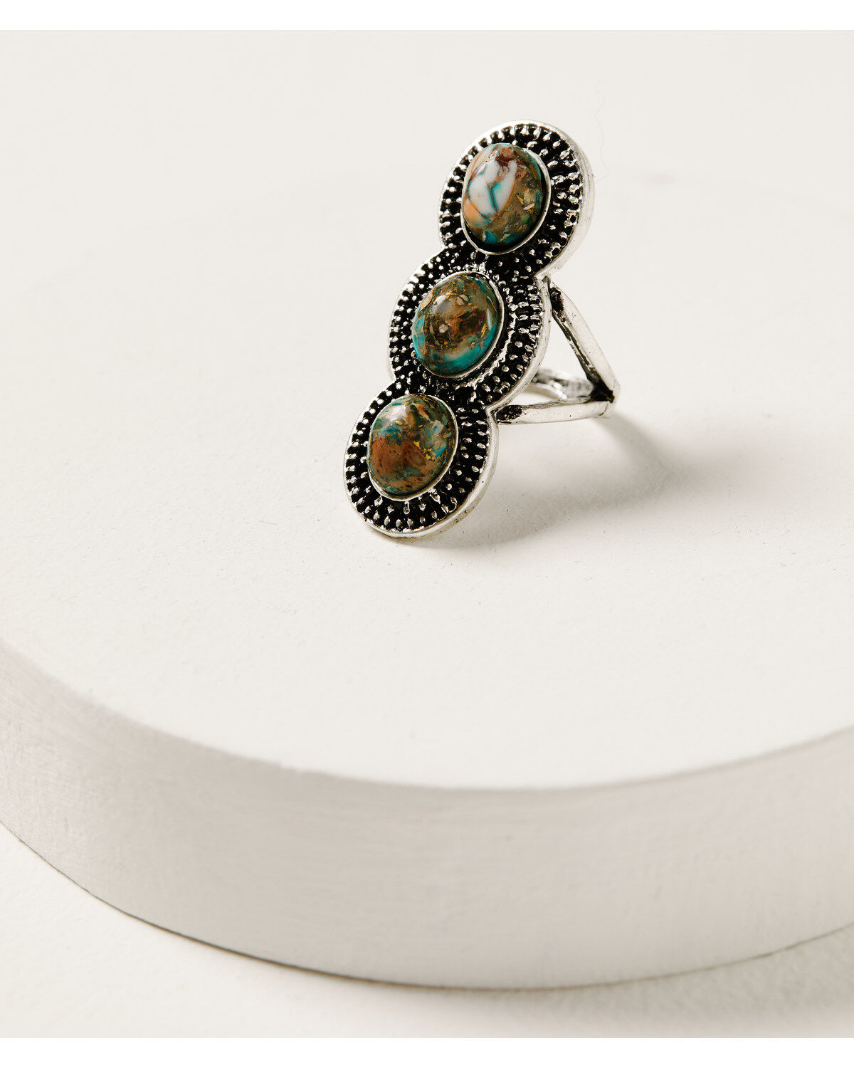Women's Shyanne Mystic Summer Tiered Concho Statement Ring