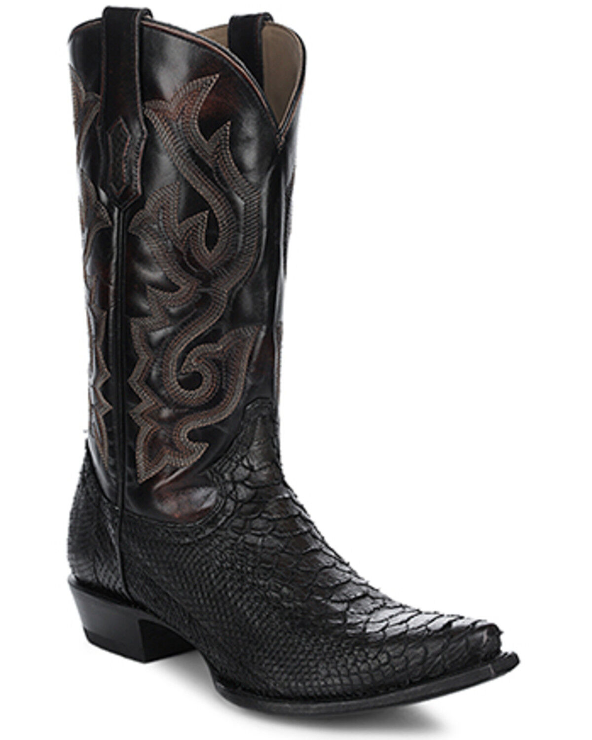 Men's Corral Exotic Python Western Boots - Snip Toe