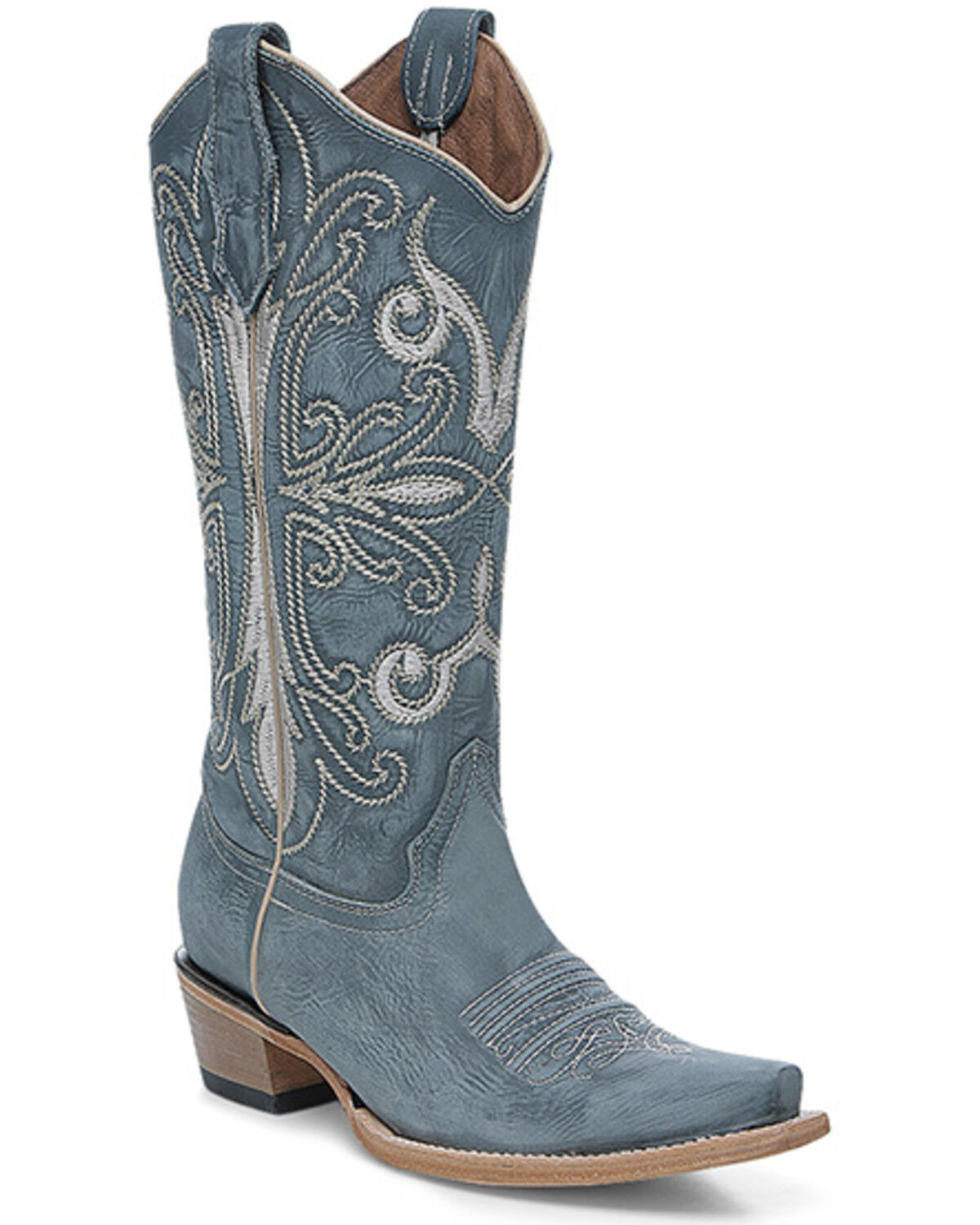 Women's Corral Embroidered Western Boots - Snip Toe