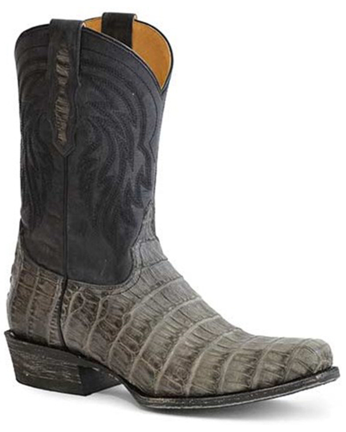 Men's Roper Cody Exotic Caiman Western Boots - Snip Toe