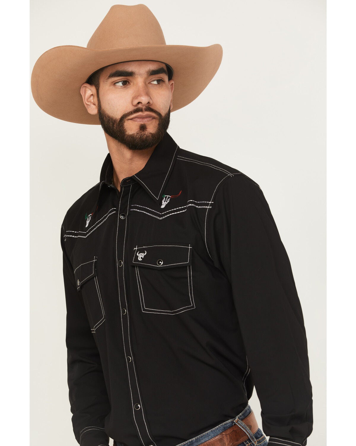 Men's Cowboy Hardware Boot Barn Exclusive Hecho En Mexico Long Sleeve