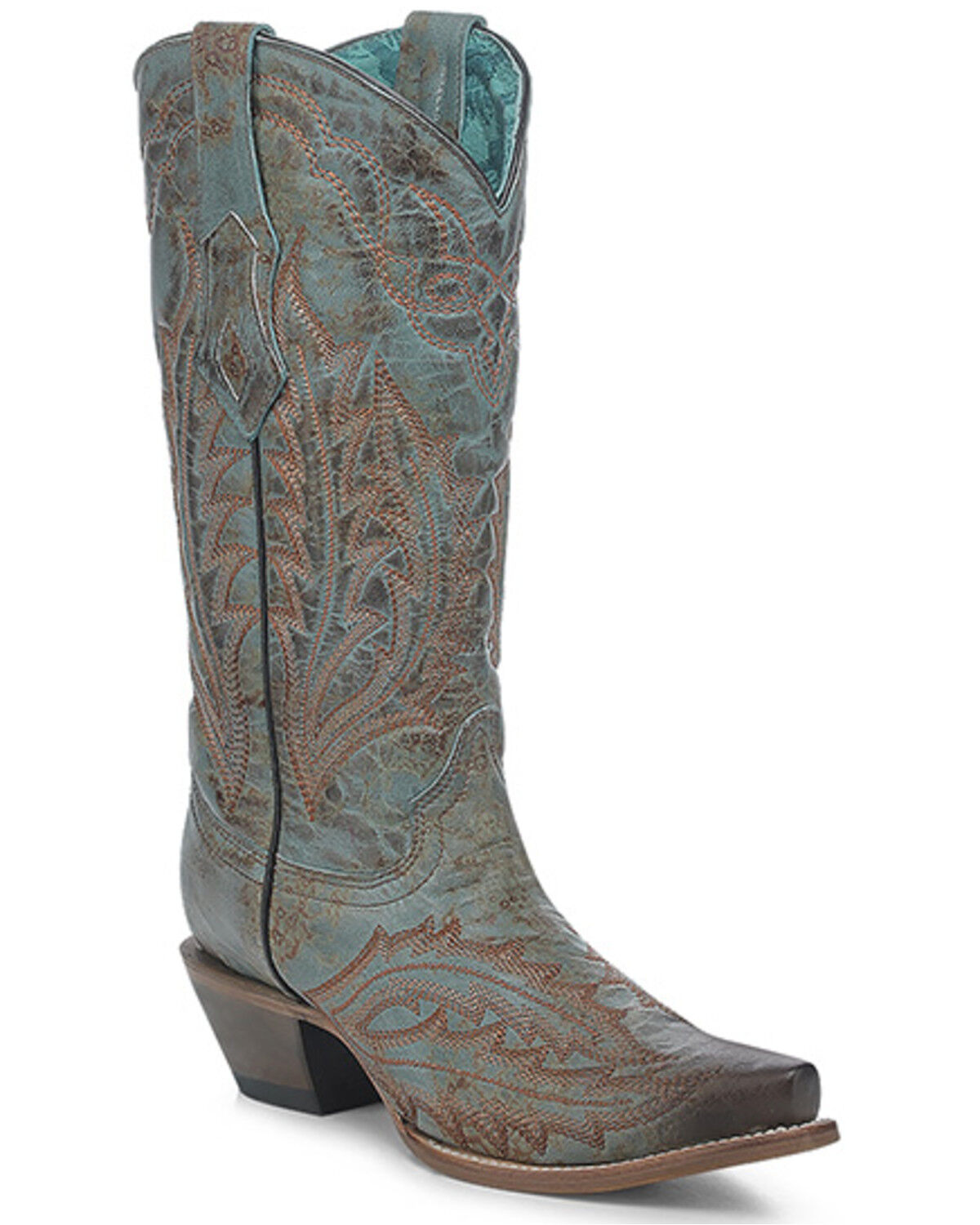 Women's Corral Embroidered Tall Western Boots - Snip Toe