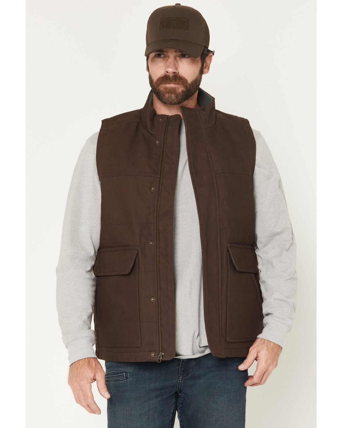 Men's Hawx Granderson Solid Duck Canvas Vest