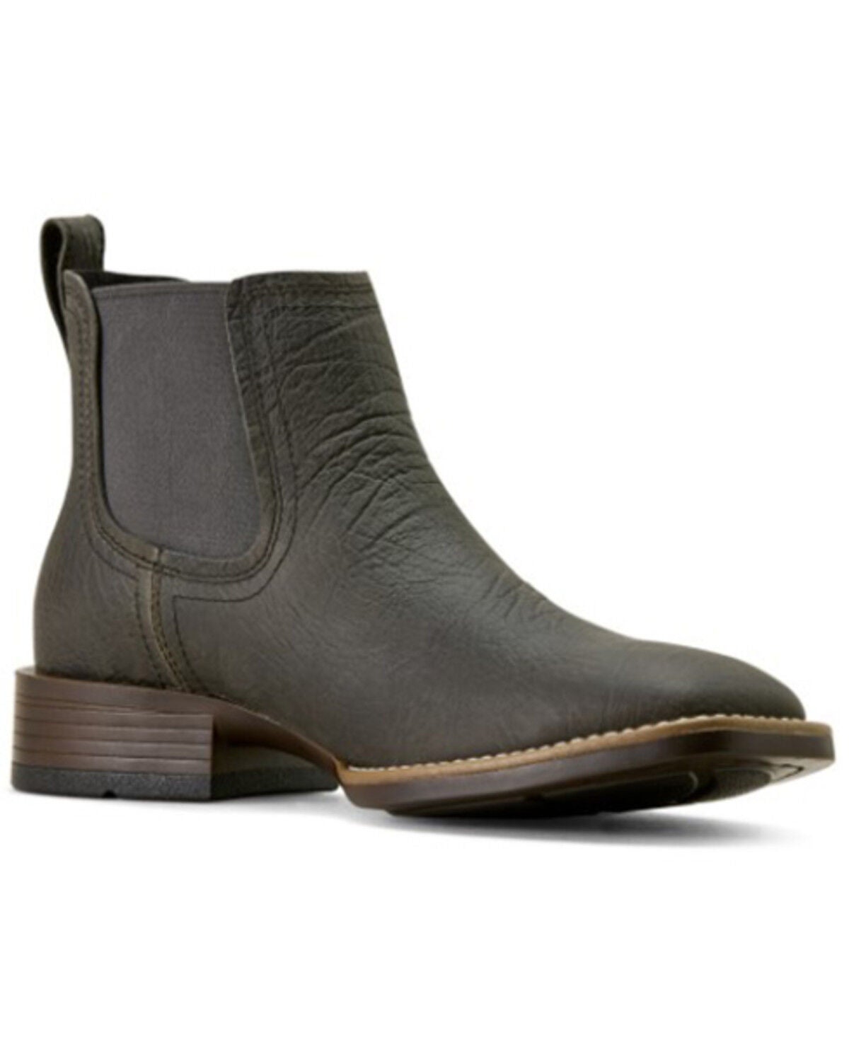 Men's Ariat Booker Hippopotamus Print Chelsea Ankle Boots - Broad Squa