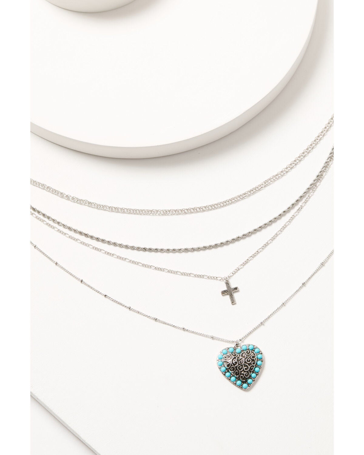 Women's Shyanne Heart High Low Necklace