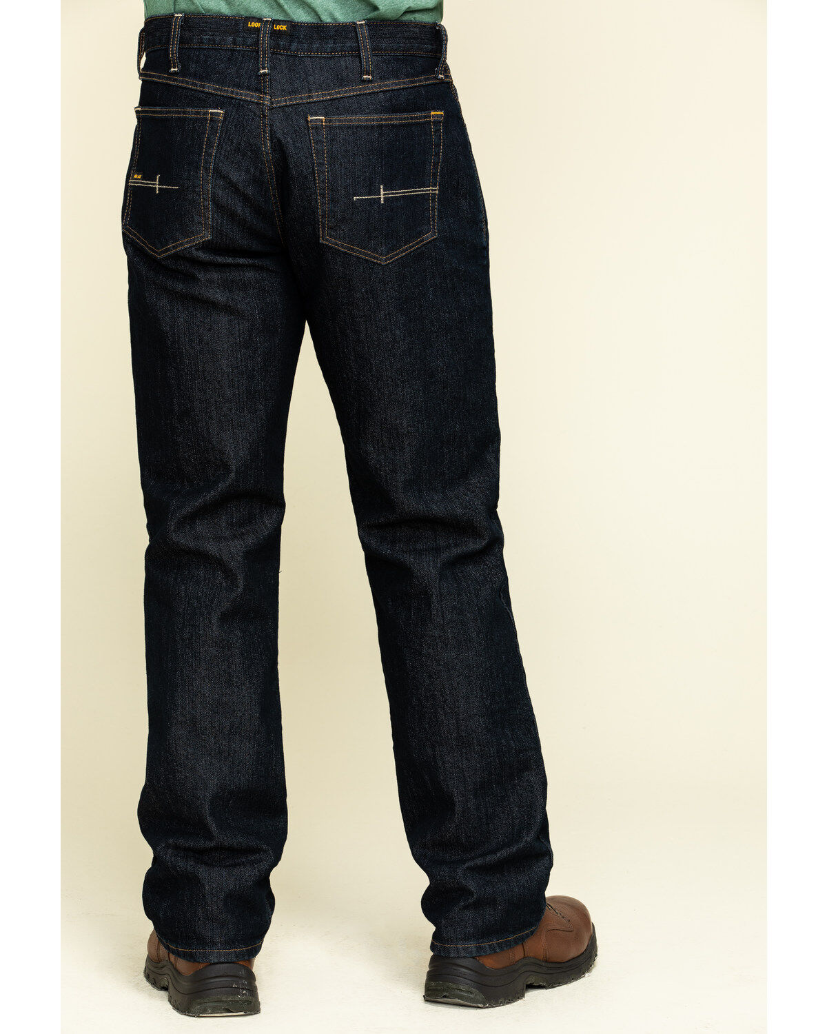 Men's Ariat M4 Rebar Durastretch Flannel Lined Low Bootcut Work Jeans