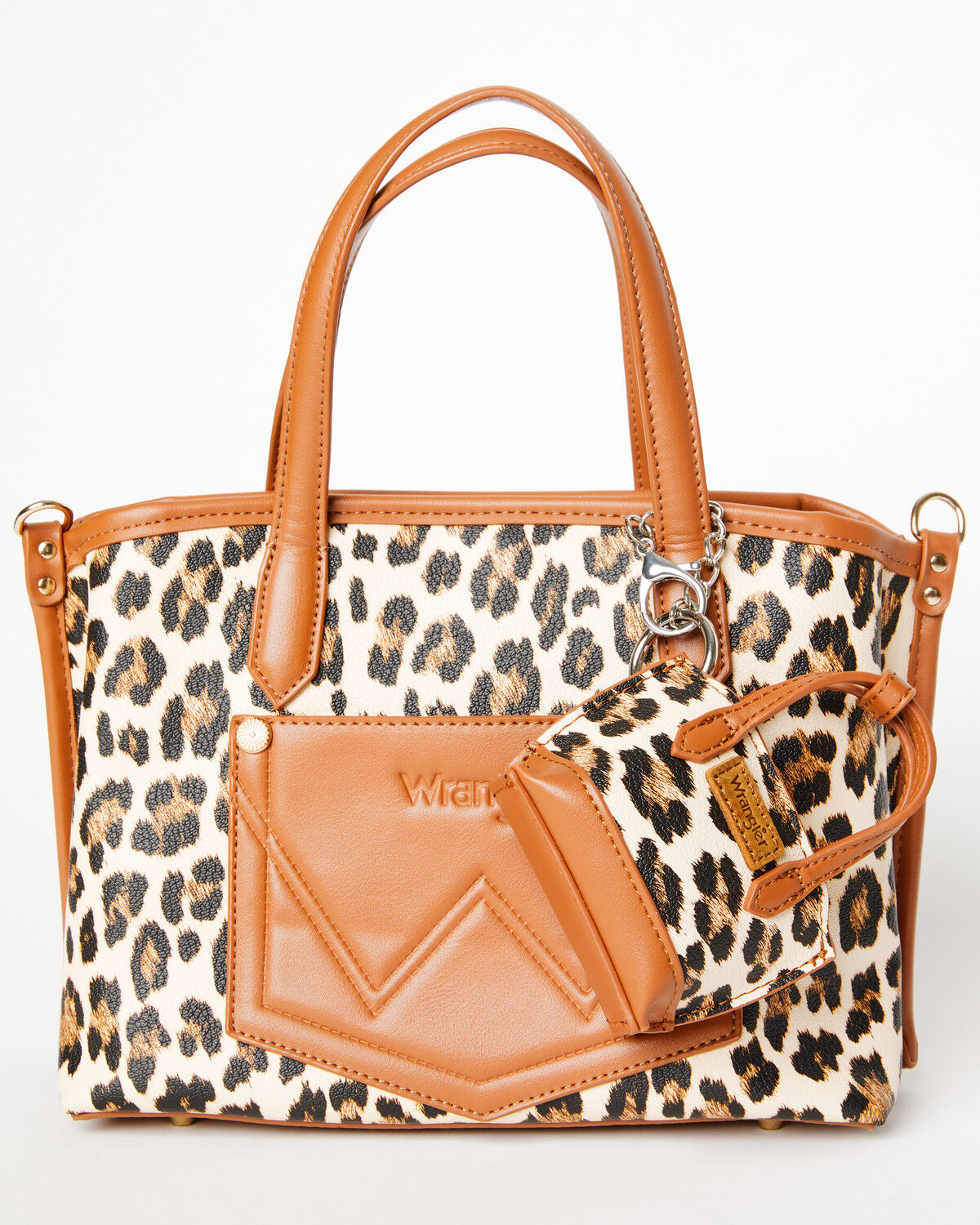 Wrangler X Boot Barn Leopard Print Mini Handbag Charm