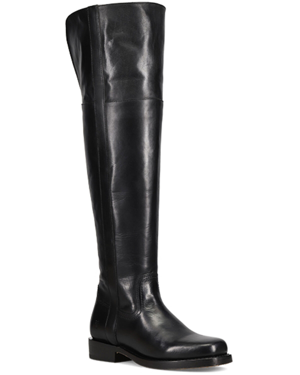 Women's Frye Campus Low Heel Over The Knee Fashion Boots - Round Toe
