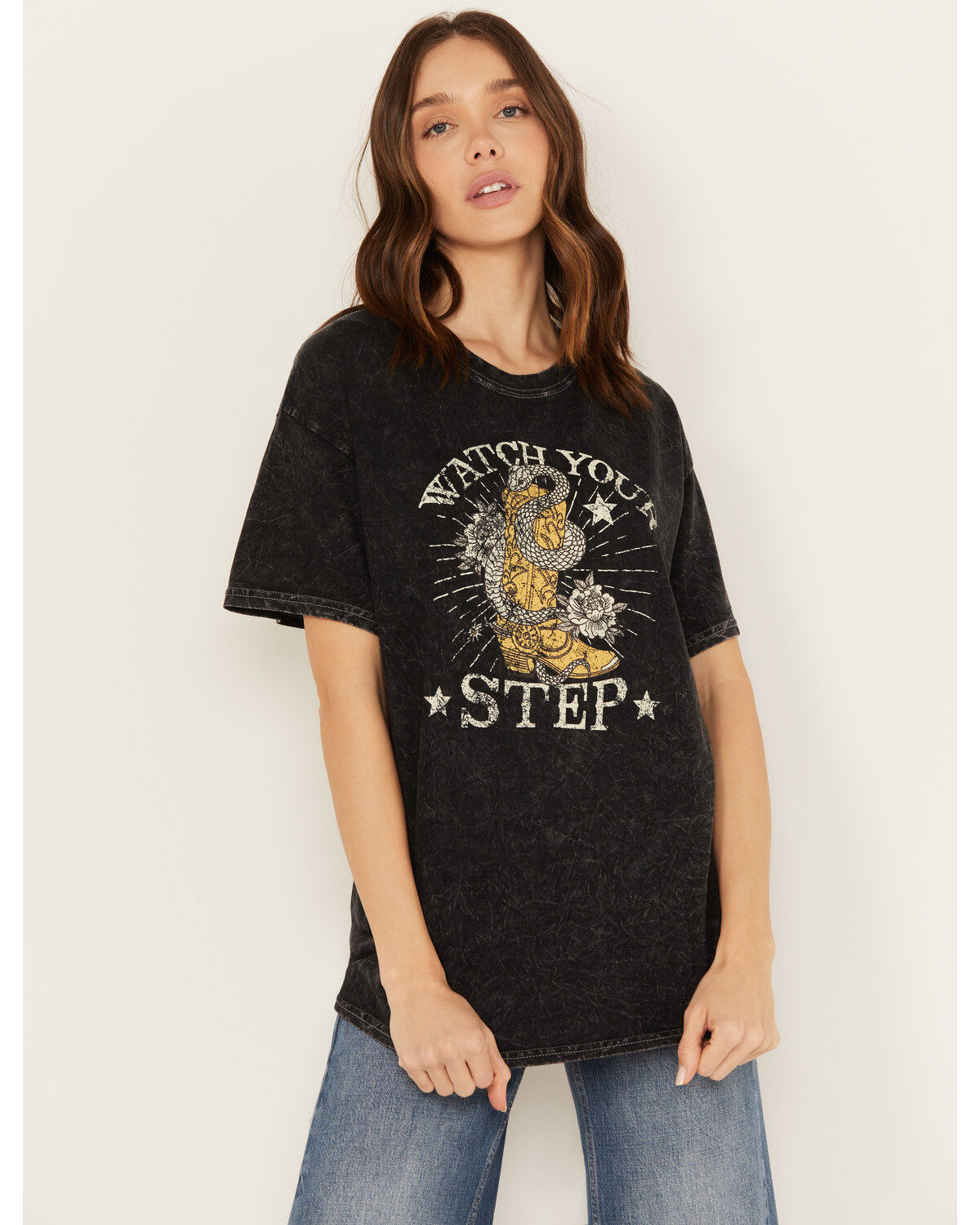 Women's Youth in Revolt Watch Your Step Short Sleeve Graphic Tee