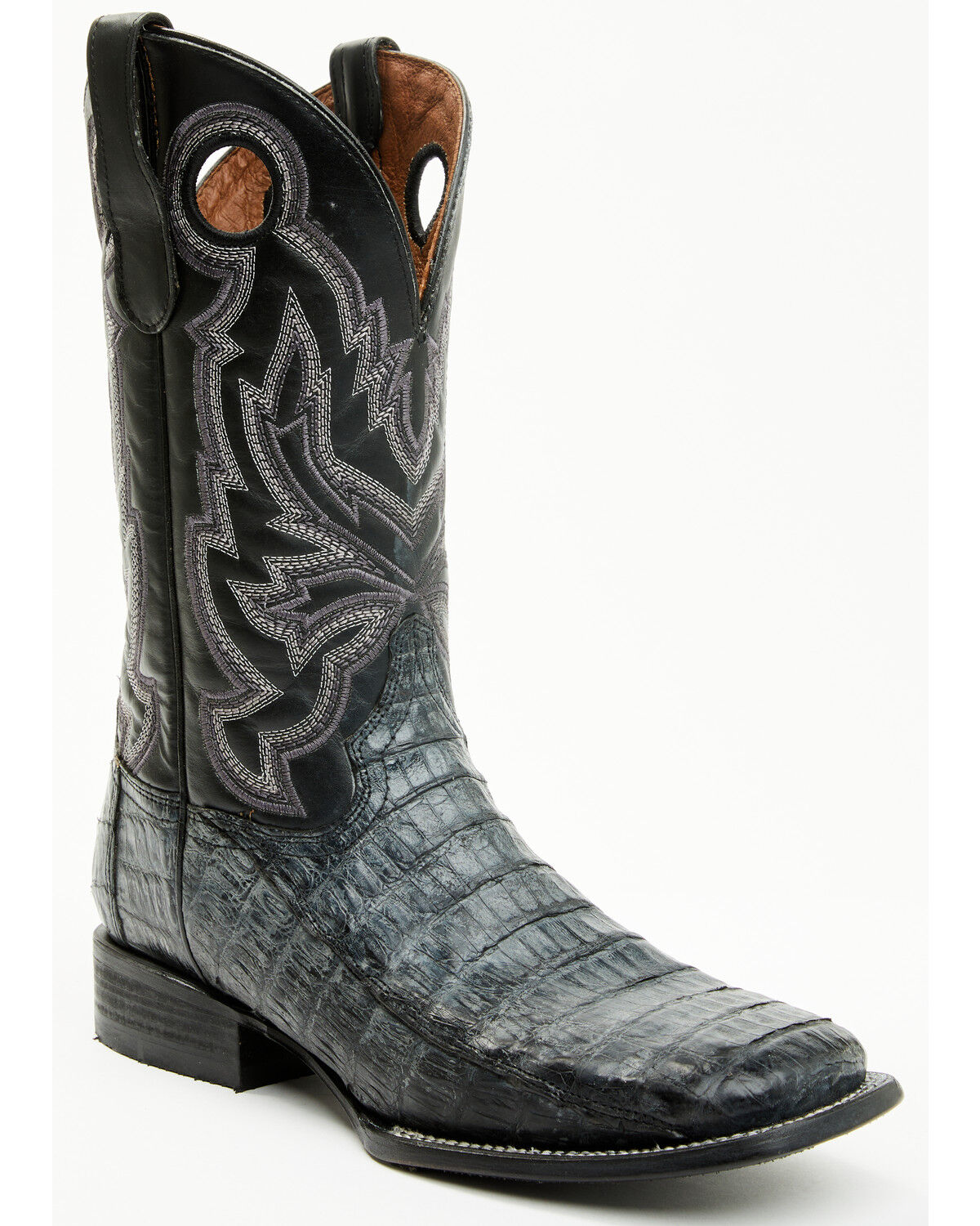 Men's Corral Exotic Caiman Western Boots - Broad Square Toe