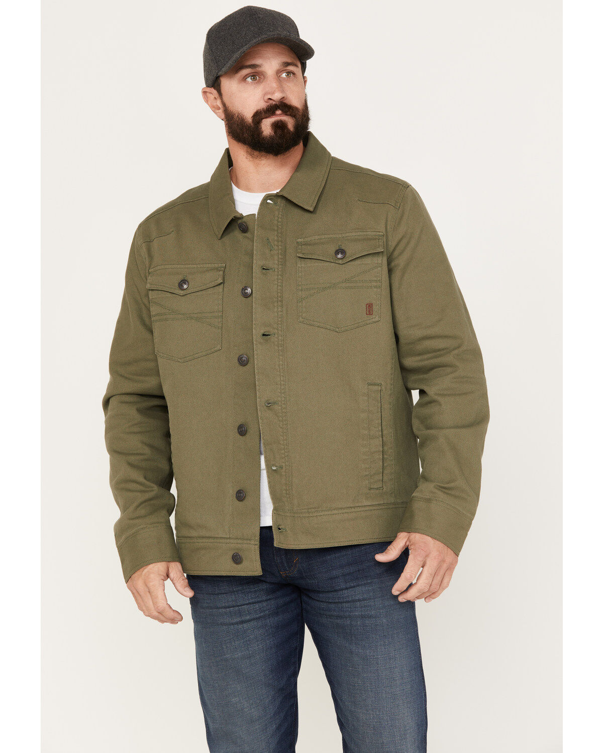 Men's Brothers and Sons Calvary Trucker Western Jacket