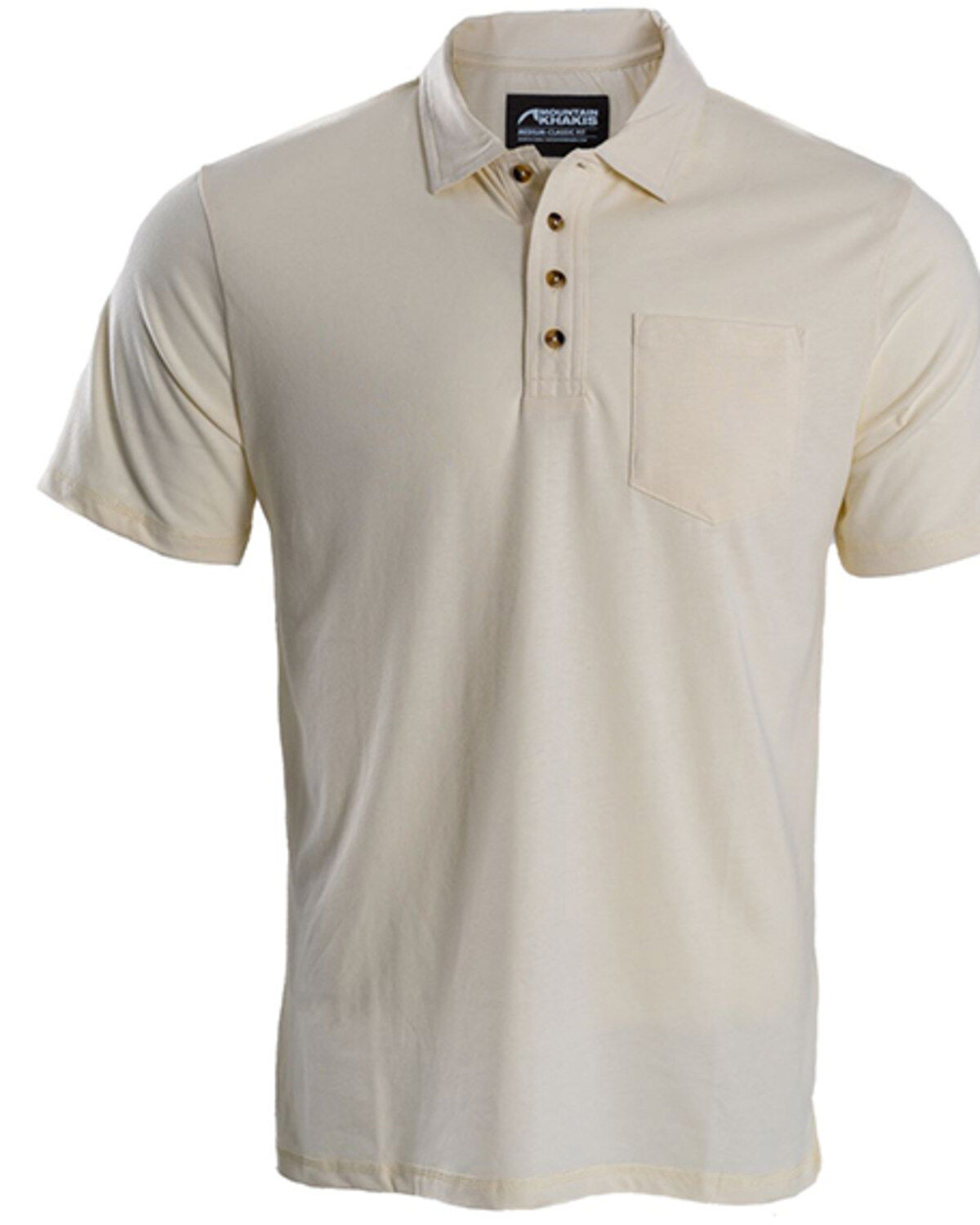 Men's Mountain Khakis Essential Solid Short Sleeve Polo Short