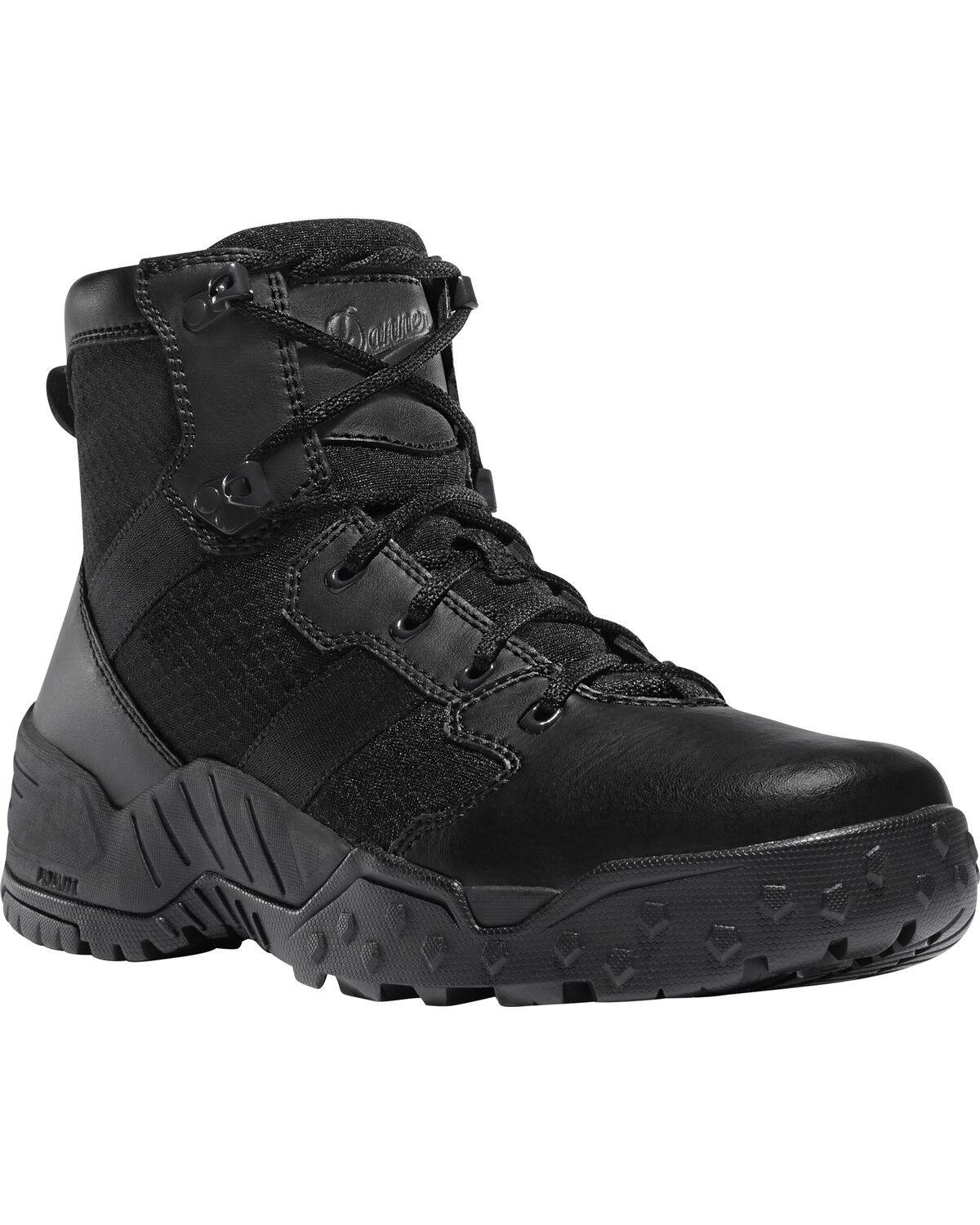 Men's Danner Black Scorch Side-Zip 6" Tactical Boots - Round Toe