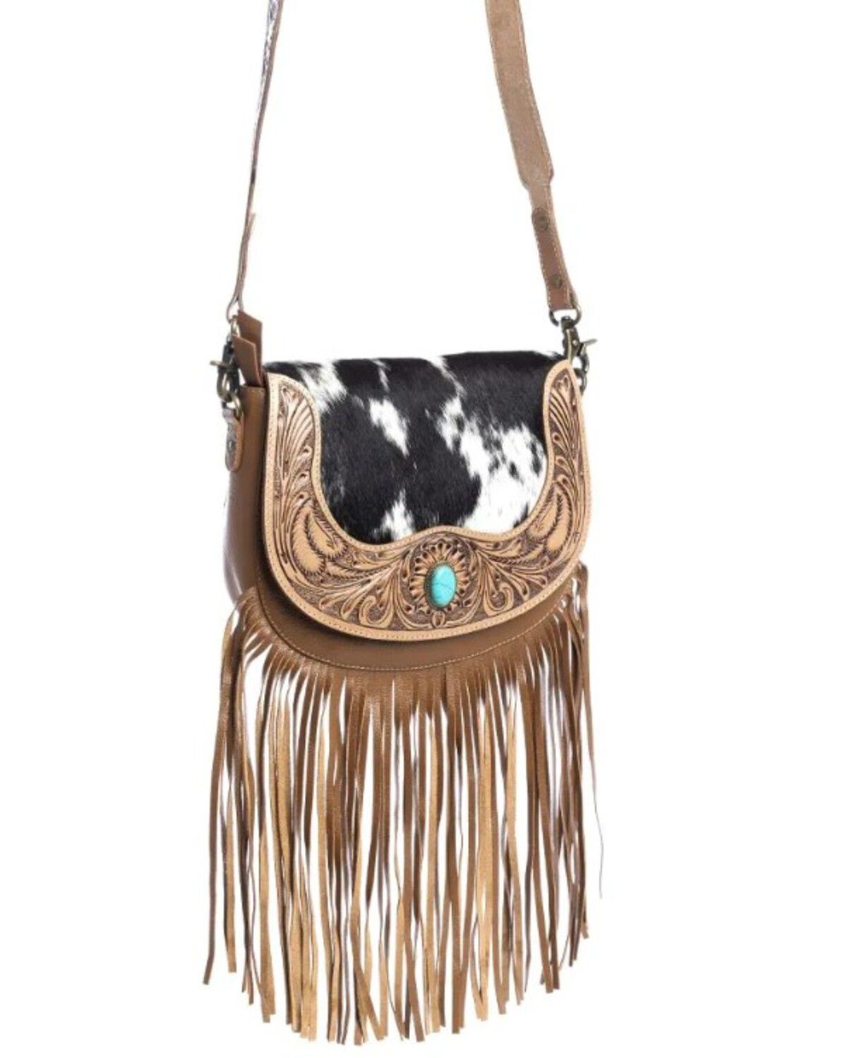 Women's Myra Bag Tamaya Trail Hand Tooled Crossbody Bag