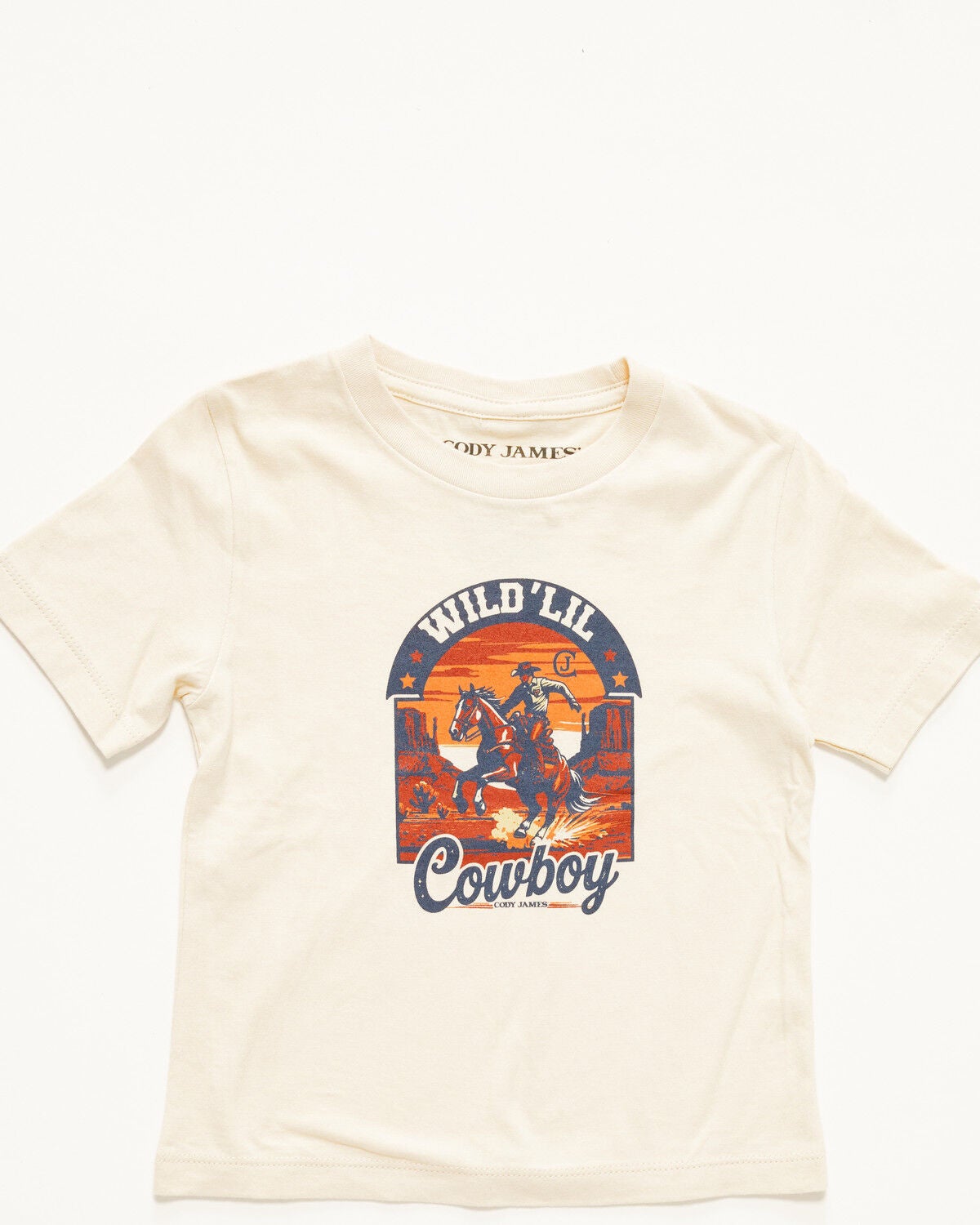 Boys' Cody James Toddler Wild Lil Cowboy Short Sleeve Graphic T-Shirt